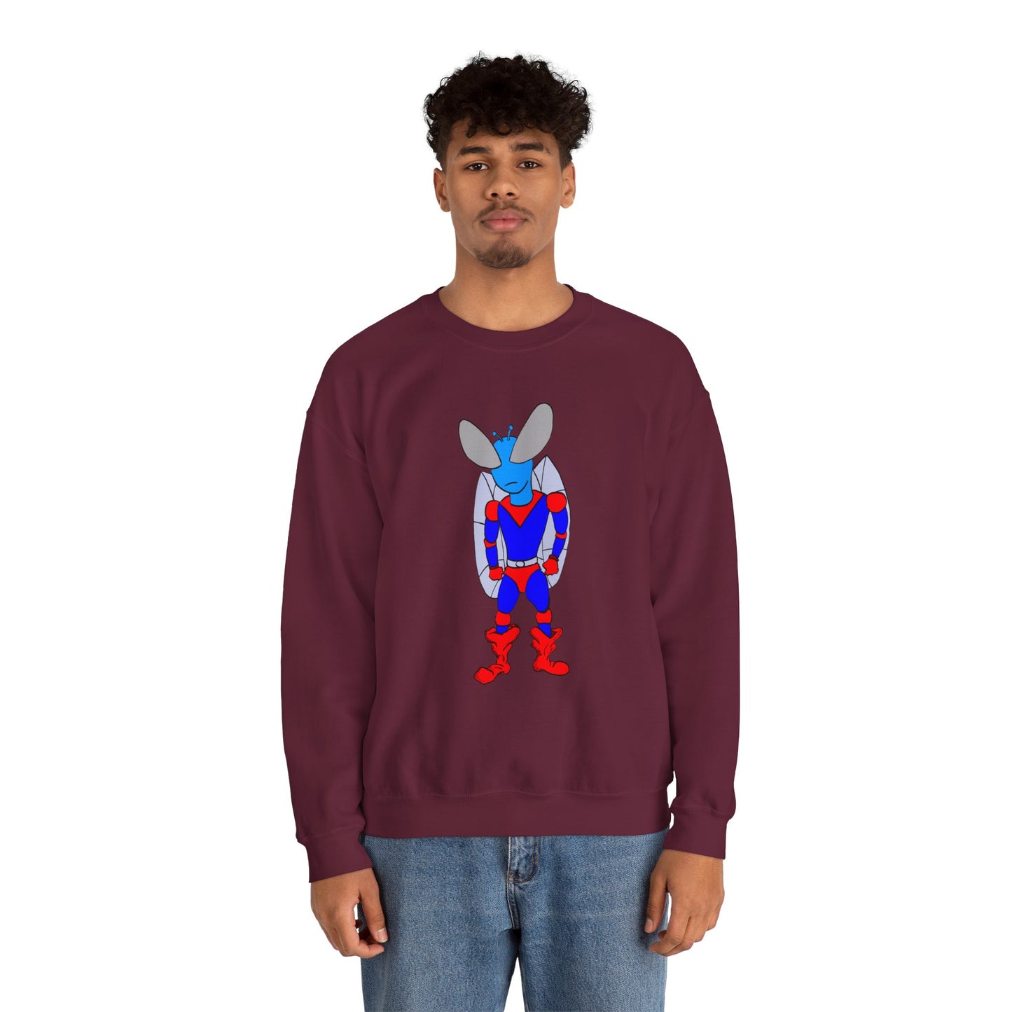 Superhero Agent 501 Unisex Heavy Blend™ Crewneck Sweatshirt