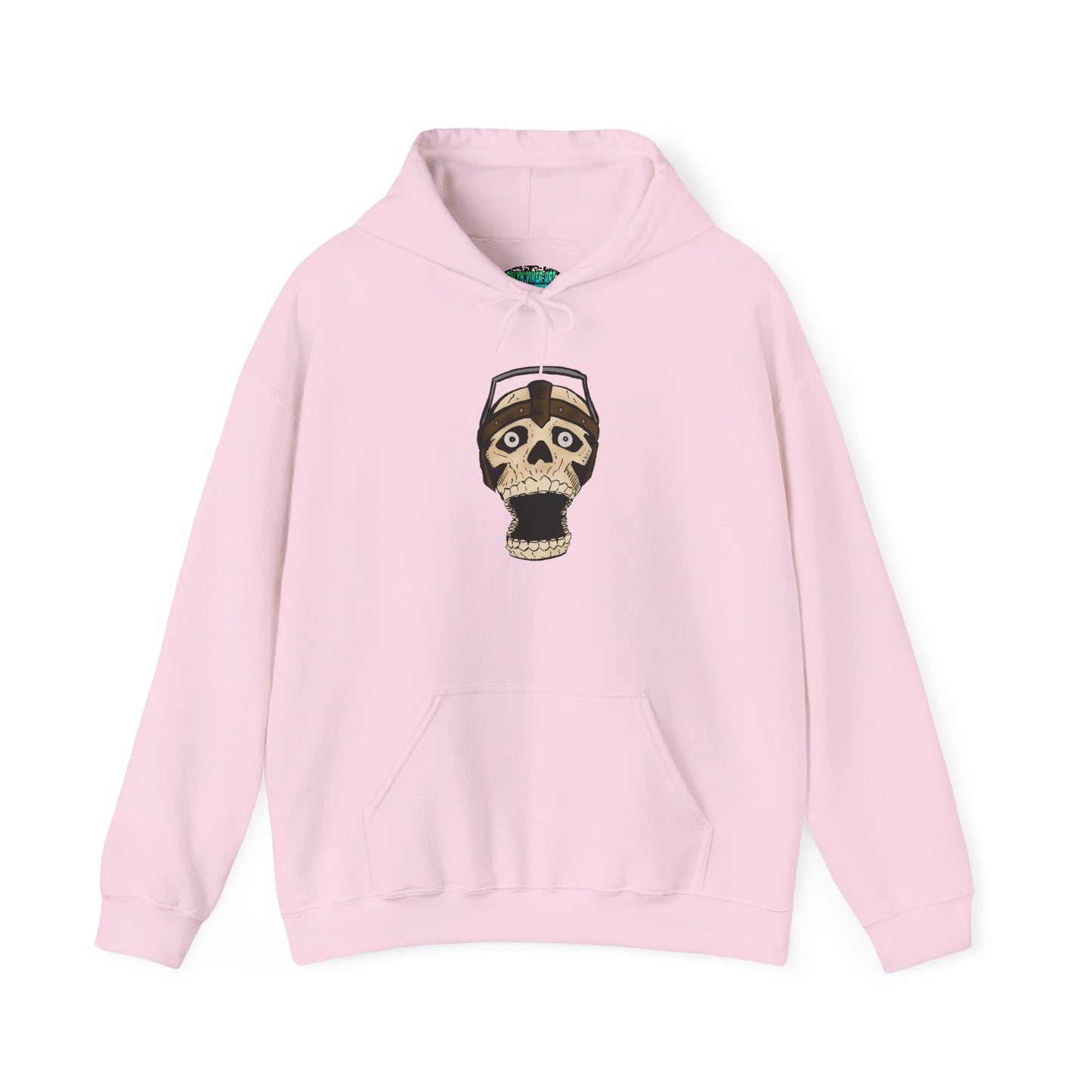 Screaming Skull Graphic Hoodie, Unisex Heavy Blend Sweatshirt, Cozy Casual Wear, Gift for Halloween, Unique October Fashion, Everyday Comfort