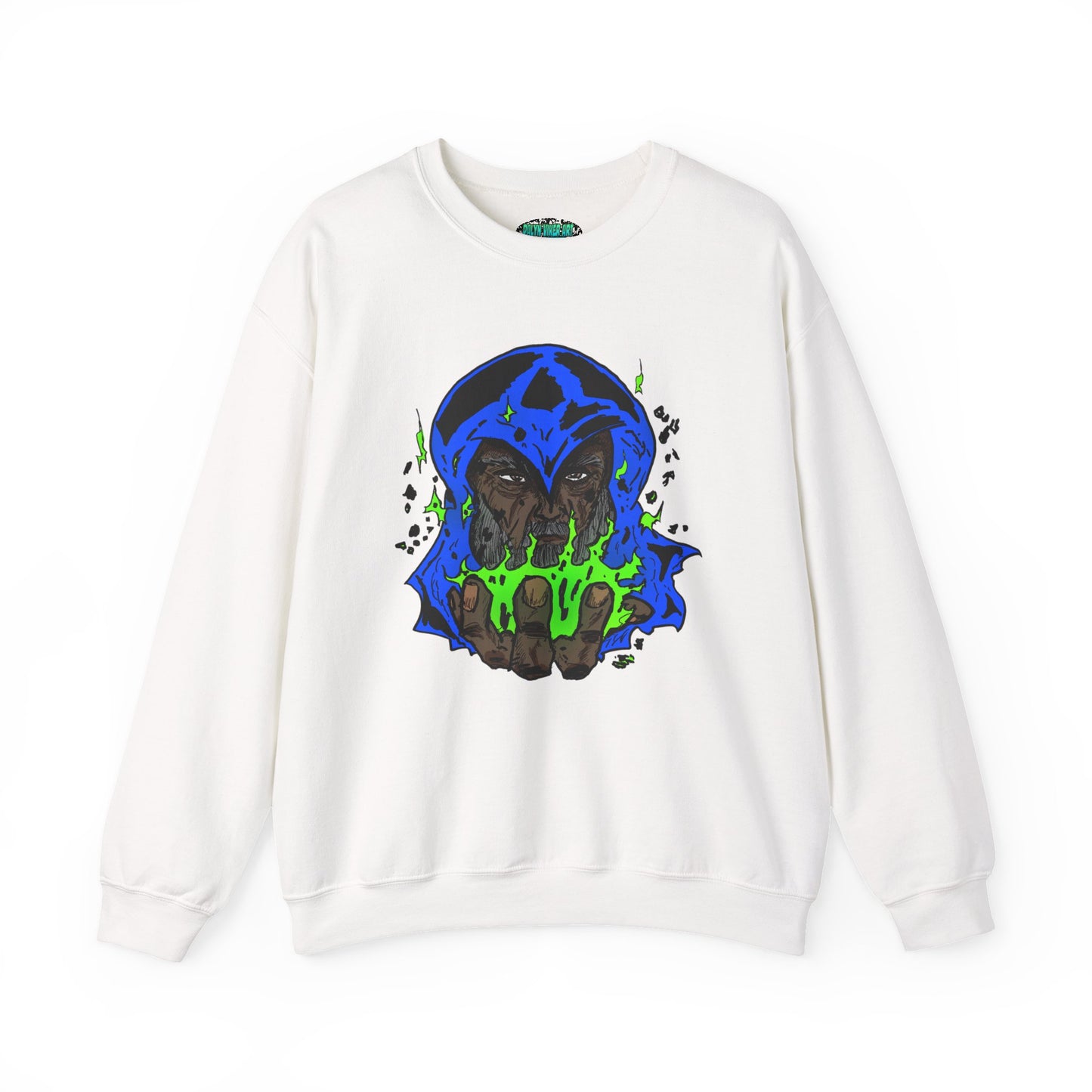 Cosmic Wizard Mystical Graphic Sweatshirt
