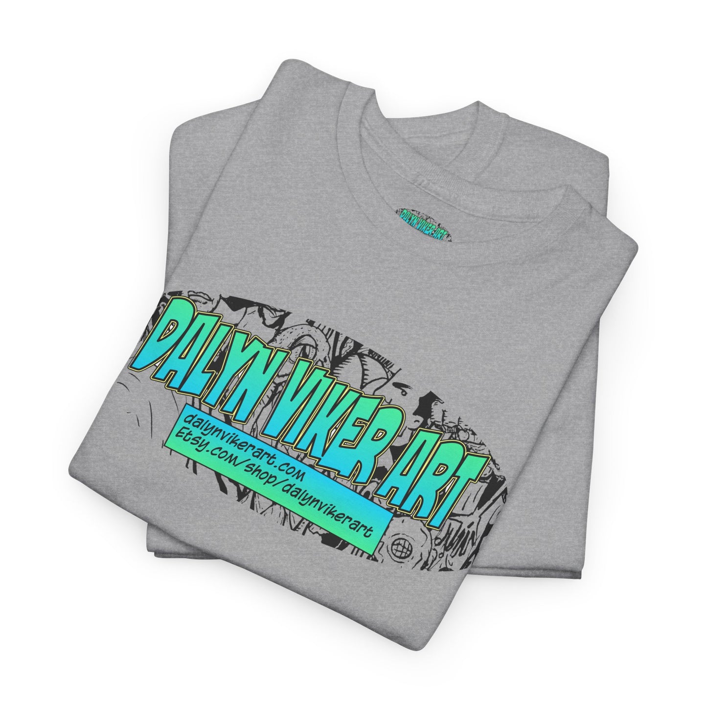 Dalyn Viker Art Logo - Artistic Unisex Tee with Abstract Design, Cool Graphic Shirt for Art Lovers, Perfect Gift for Creatives, Casual Wear, Summer Essential