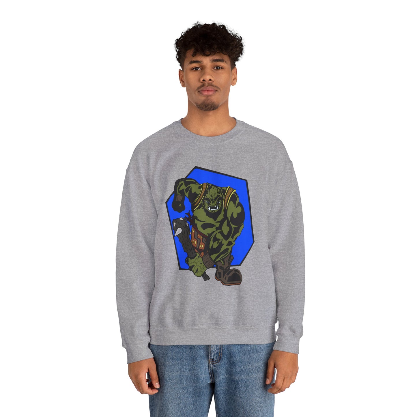 Rampaging Ogre Crewneck Sweatshirt for Marvel Fans