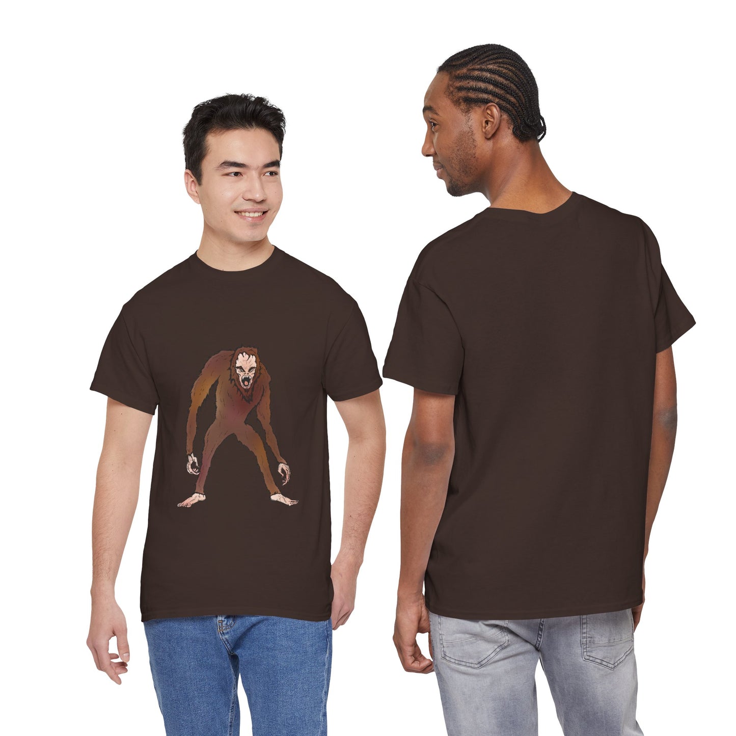 Bigfoot Sketch T‑Shirt — Retro Sasquatch Graphic Tee