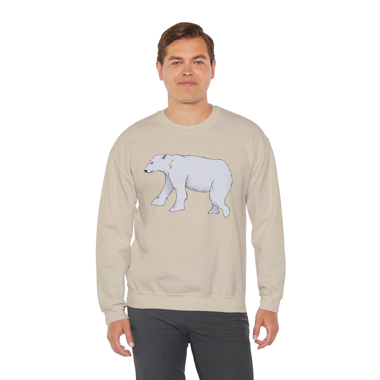 Cozy Polar Bear Crewneck Sweatshirt