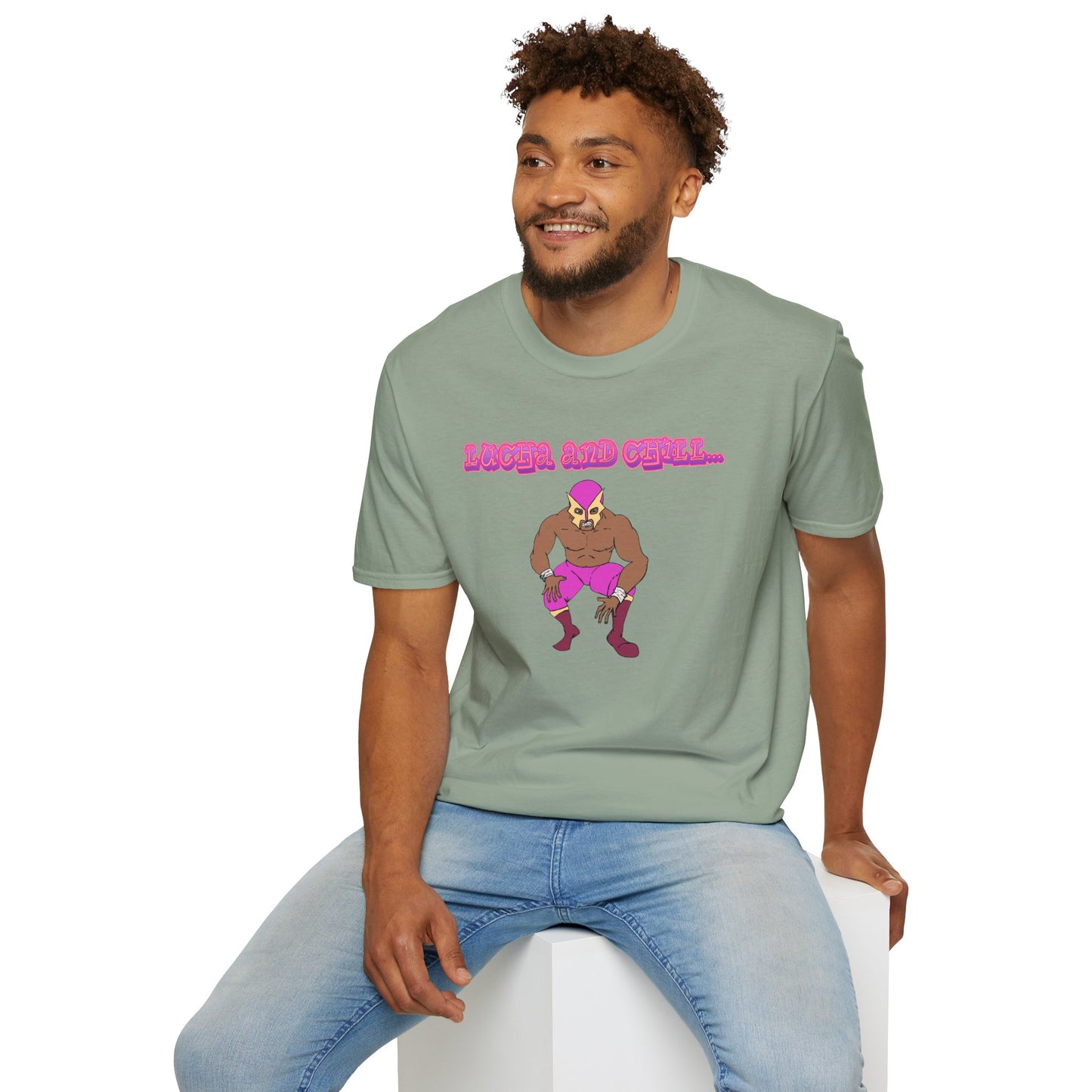 Lucha & Chill Unisex Softstyle T-Shirt