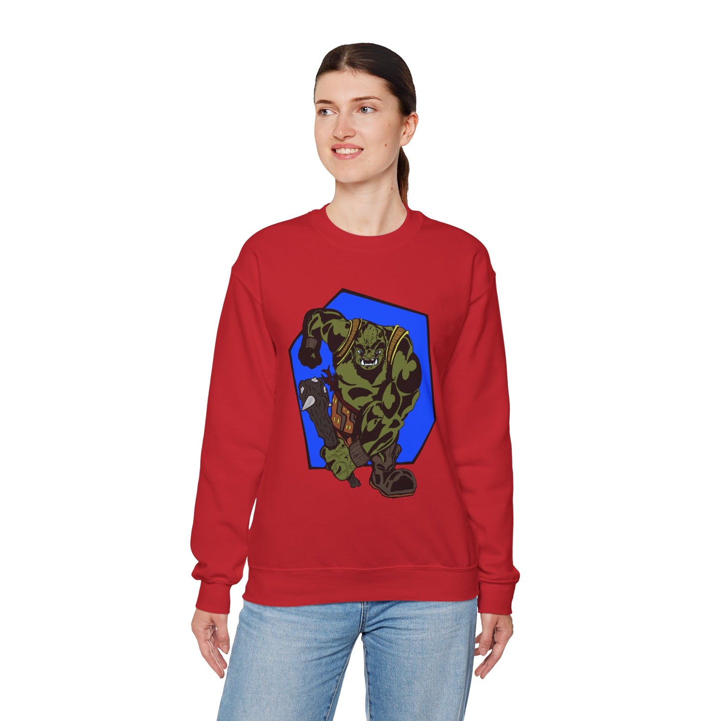 Rampaging Ogre Crewneck Sweatshirt for Marvel Fans