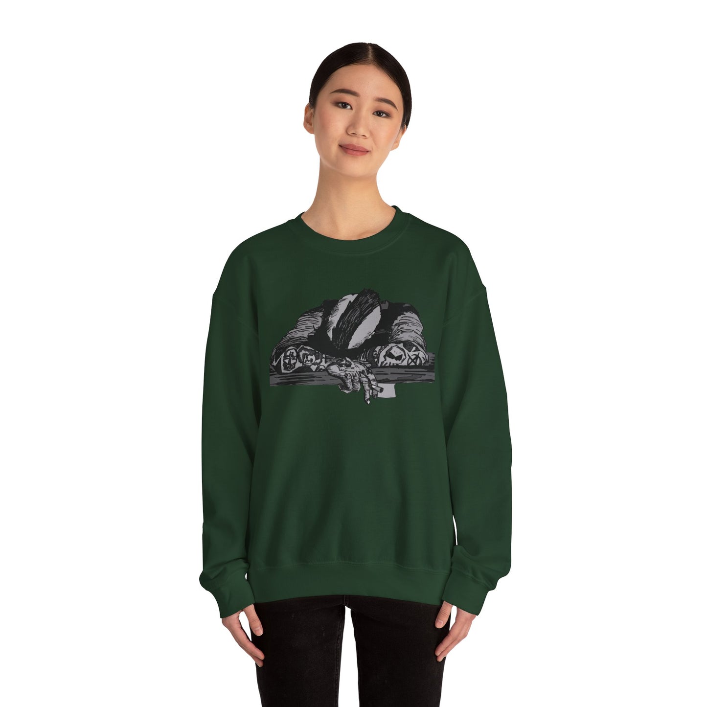 Punk and Done Graphic Crewneck Sweatshirt for Everyday Comfort