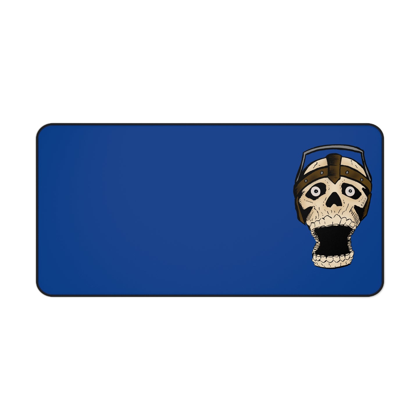 Electric Screaming Skull Desk Mat