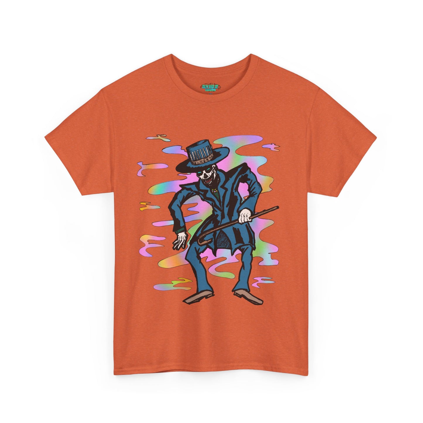Voodoo Maniac Colorful Cartoon Magician Unisex Heavy Cotton Tee