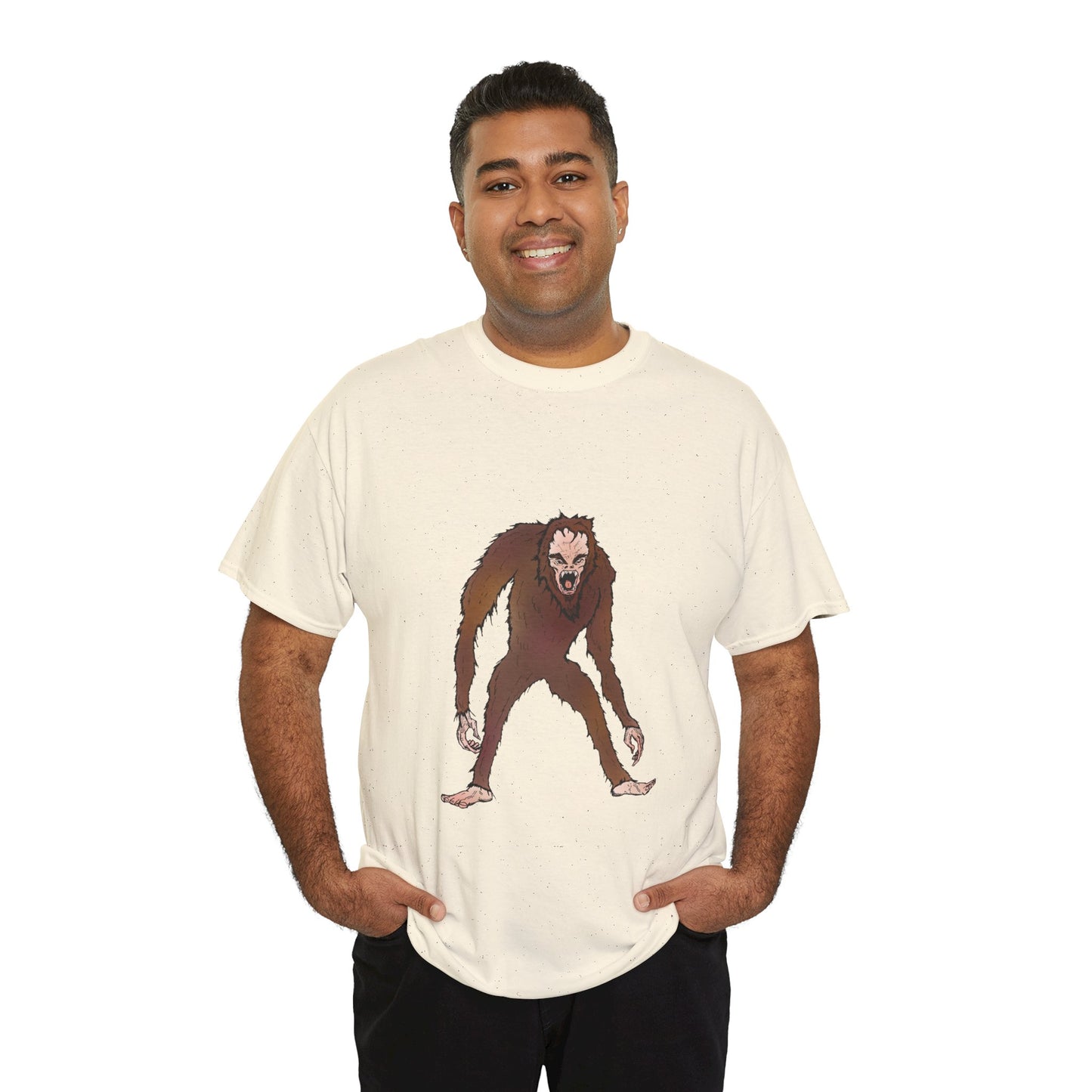 Bigfoot Sketch T‑Shirt — Retro Sasquatch Graphic Tee