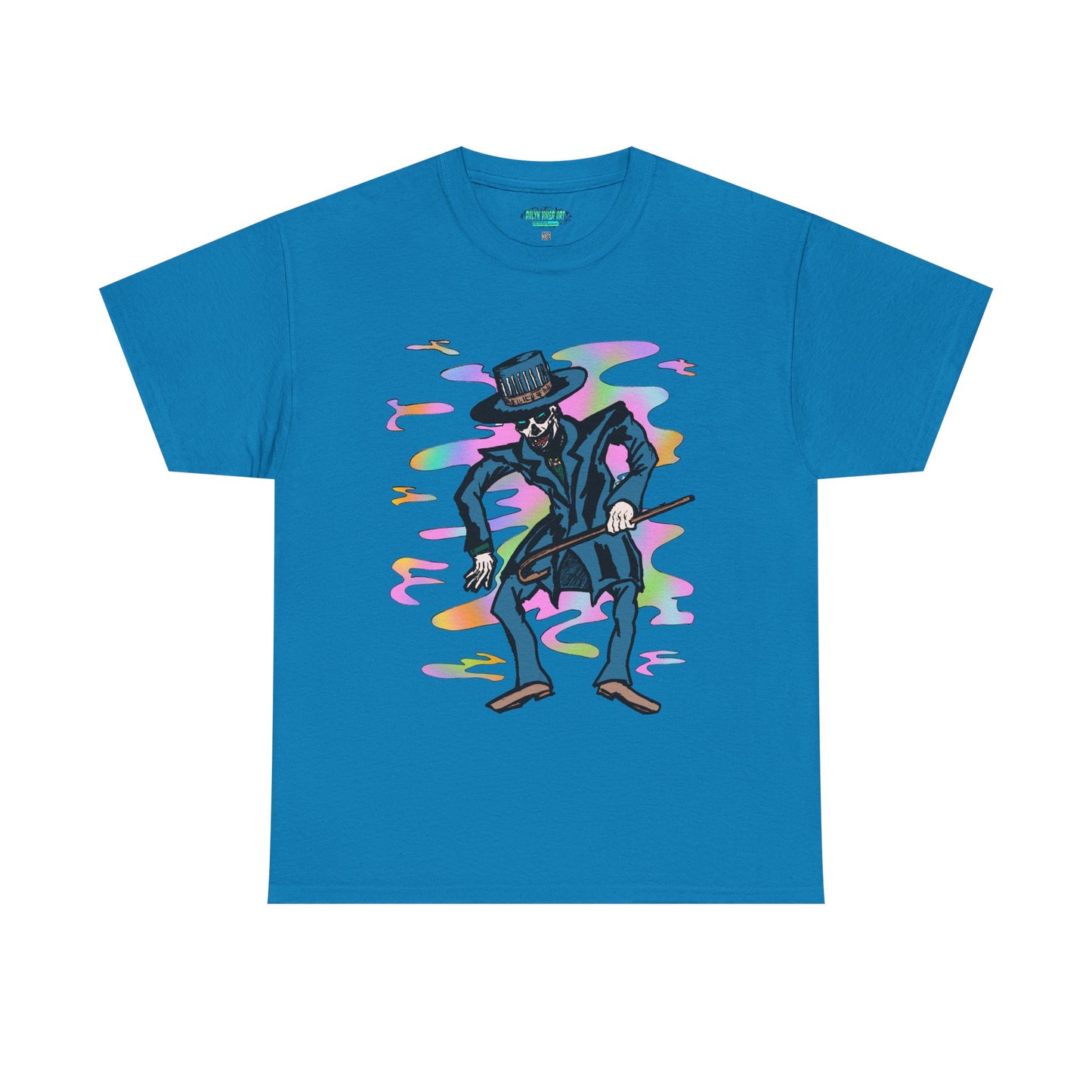 Voodoo Maniac Colorful Cartoon Magician Unisex Heavy Cotton Tee