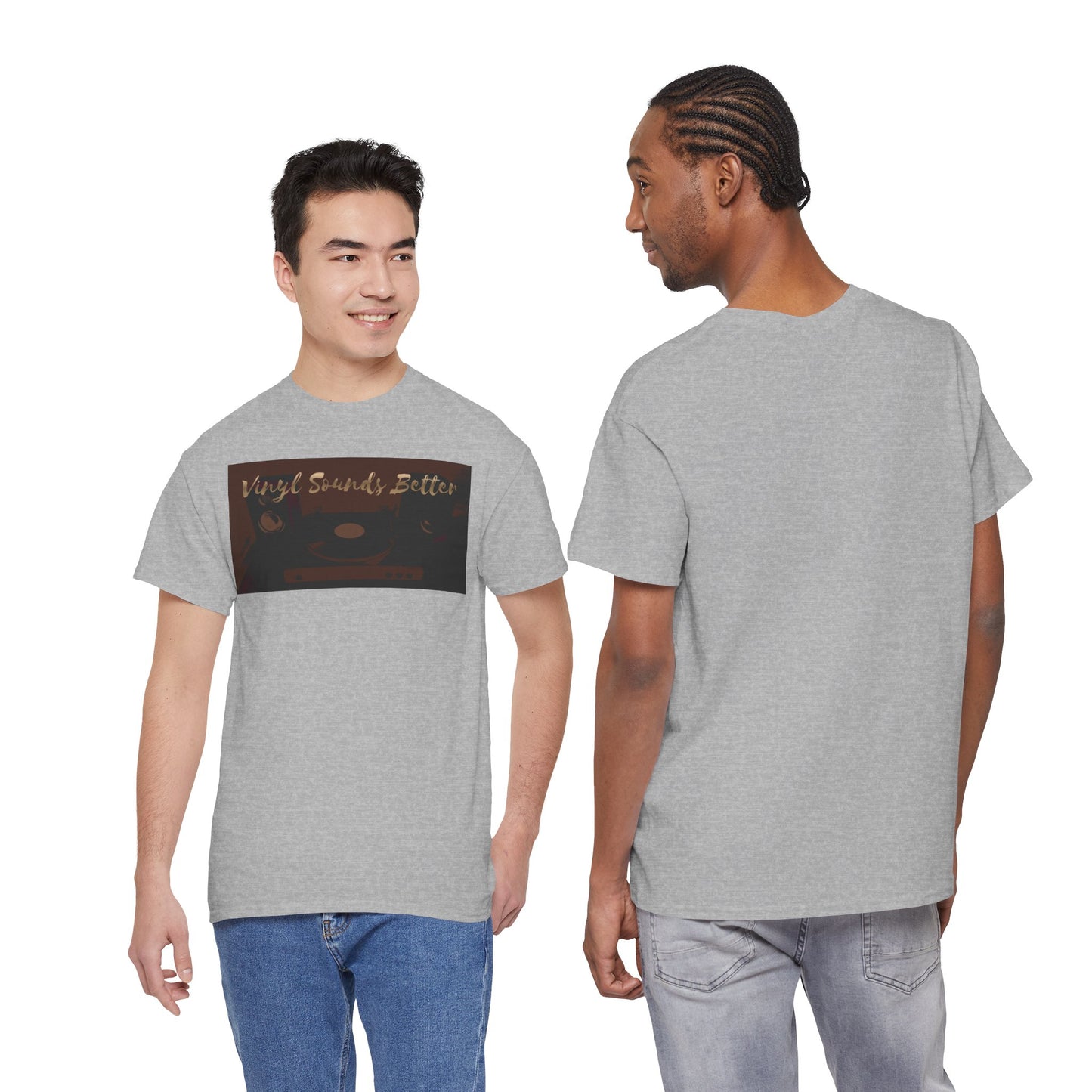 Vinyl Sounds Better T-Shirt — Retro Record Player Tee for Music Lovers