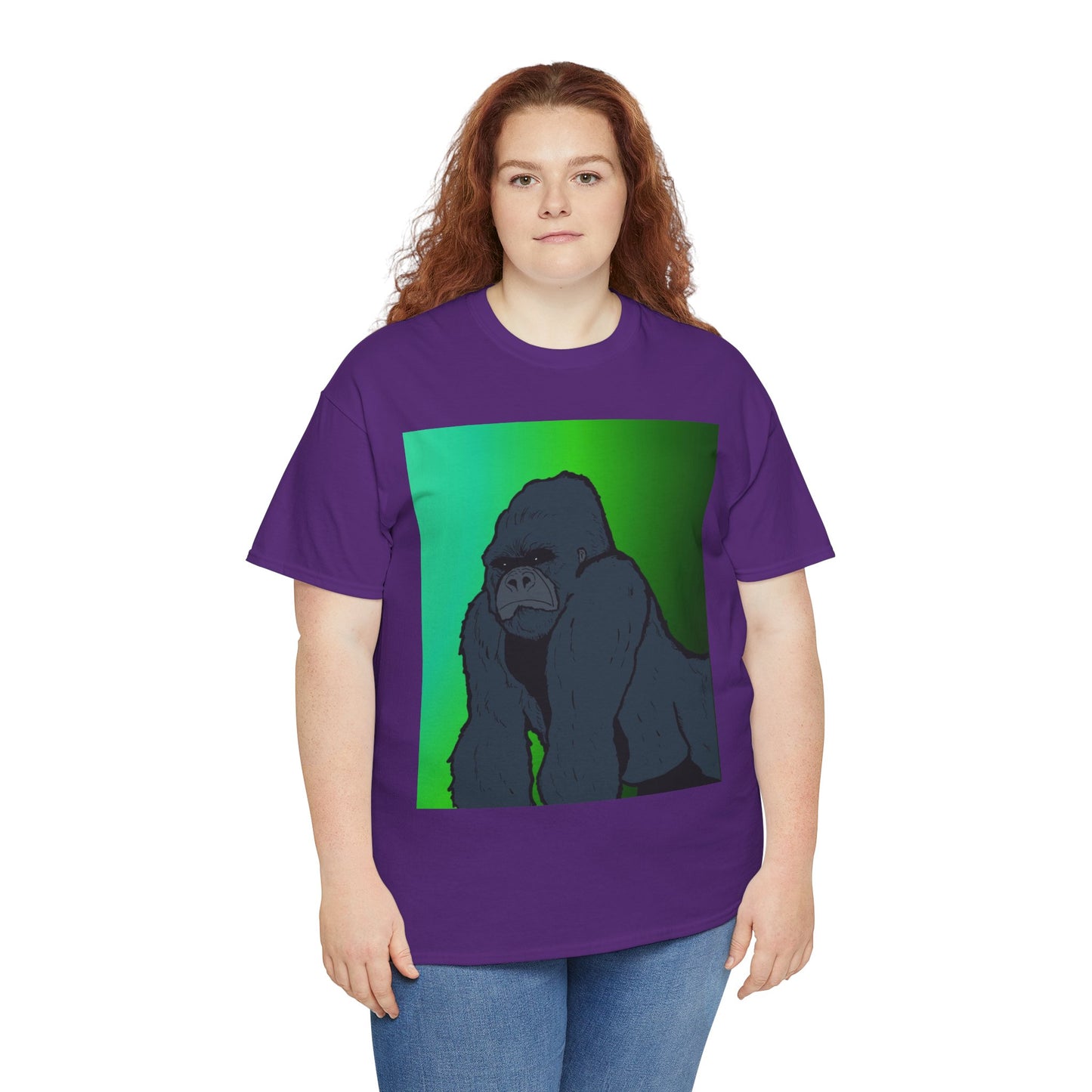 Gorilla Portrait Tee – Graphic Ape Illustration T-Shirt