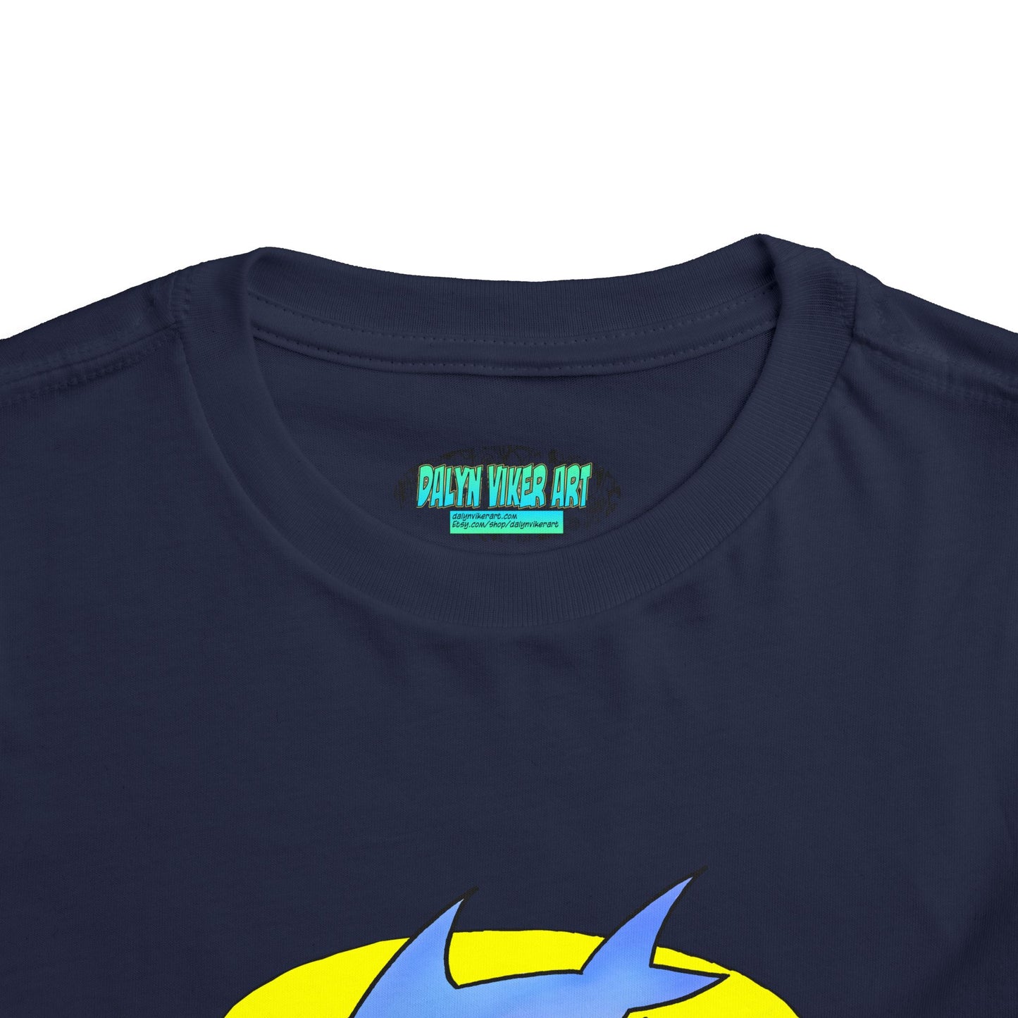 Toddler Shark Tee — Cute Blue Shark Graphic Kids Shirt