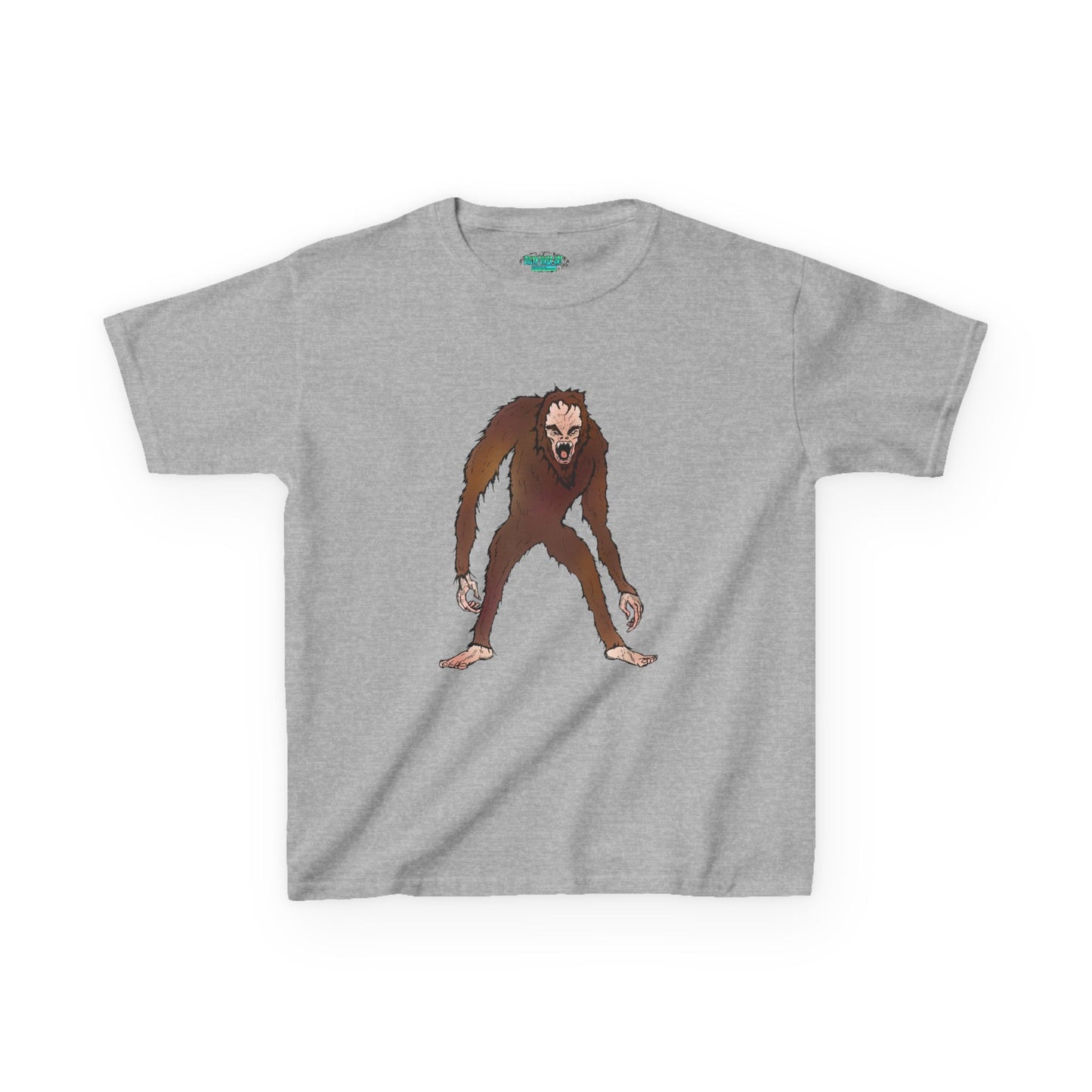 Kids Tee — Playful Sasquatch/Yeti Monster Graphic