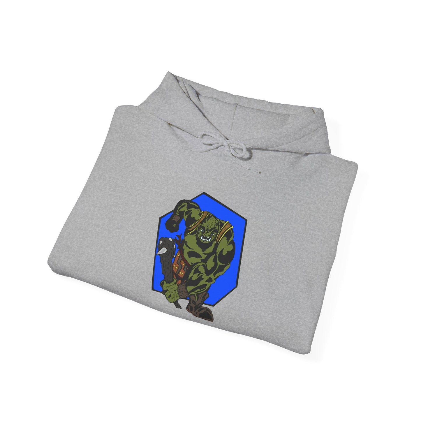 Heroic Monster Hooded Sweatshirt, Cozy Casual, Gift for Gamer, Geek Wear, Unisex Hoodie, Birthday Present, Halloween Style