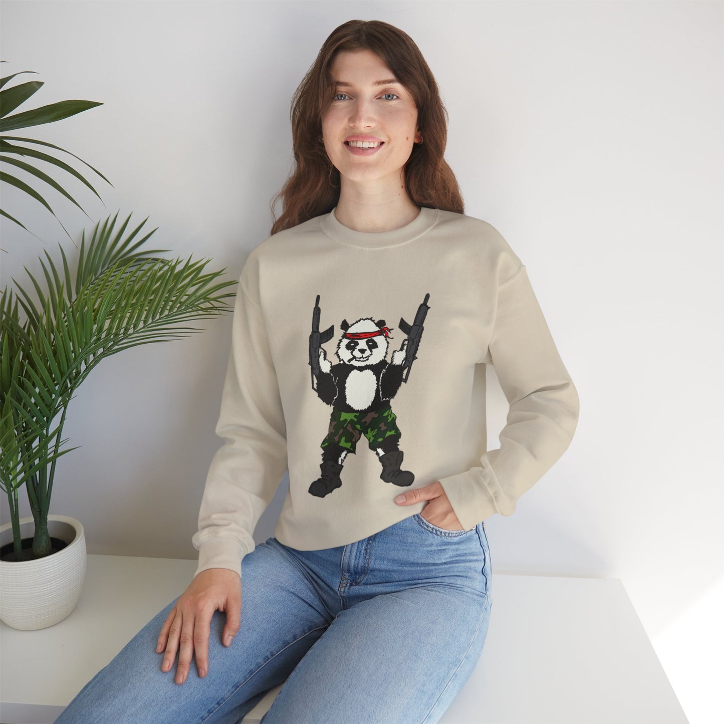 Panda Guns Crewneck Sweatshirt