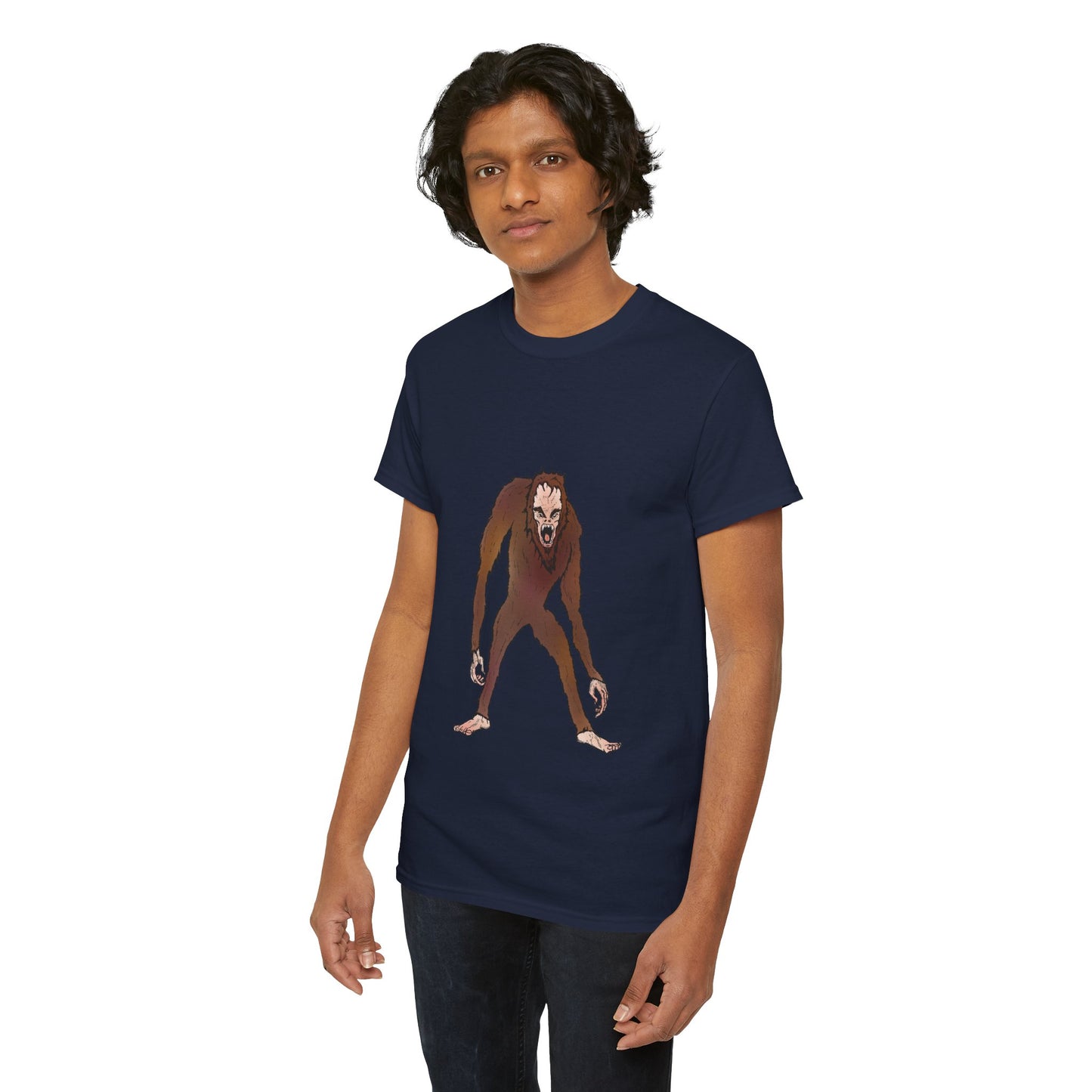 Bigfoot Sketch T‑Shirt — Retro Sasquatch Graphic Tee