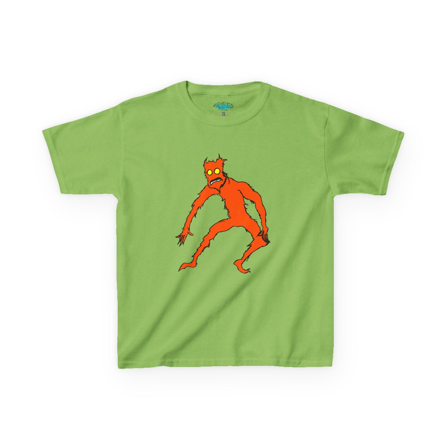 Kids Fire Monster Tee - Fun and Spooky Cotton T-Shirt for Kids