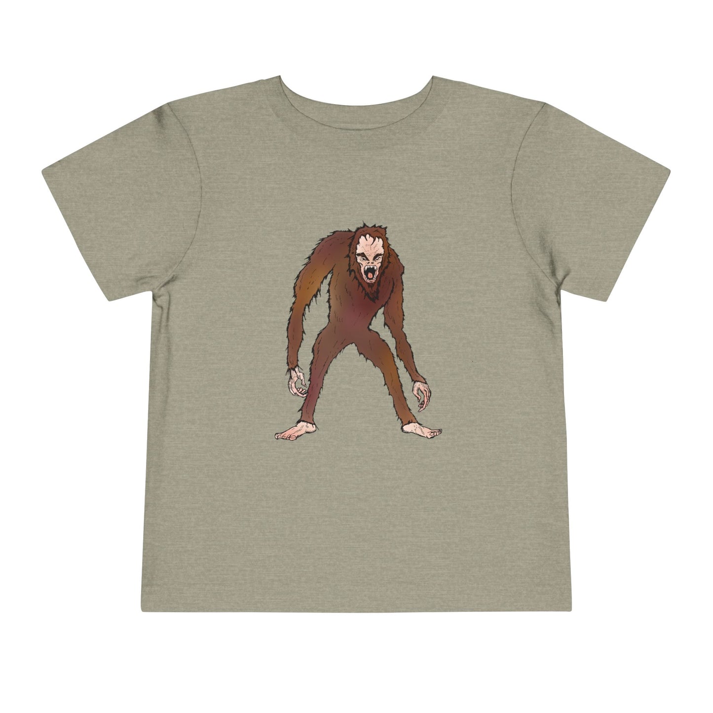 Toddler Tee — Cute Cartoon Kid-Friendly Bigfoot Graphic Shirt