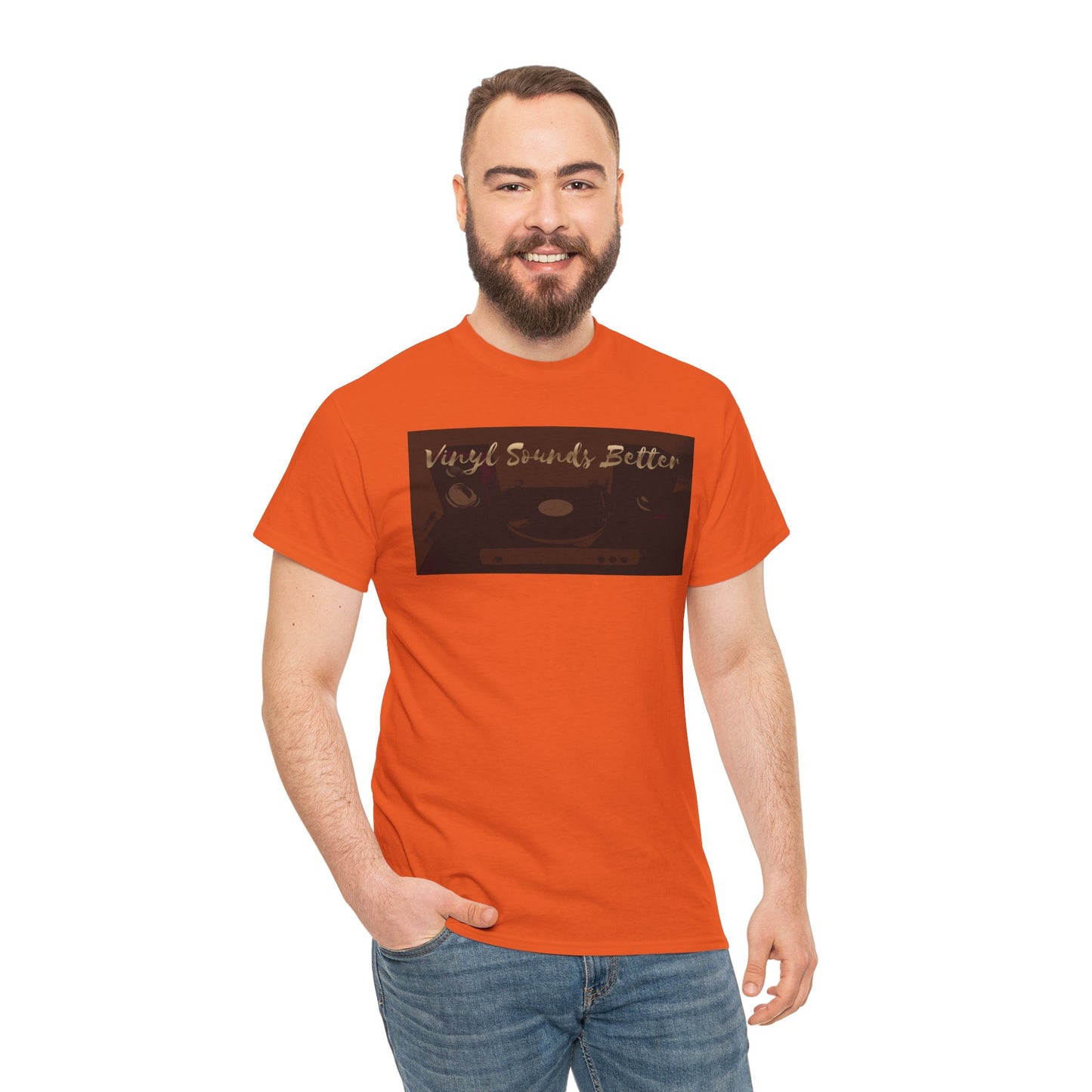 Vinyl Sounds Better T-Shirt — Retro Record Player Tee for Music Lovers