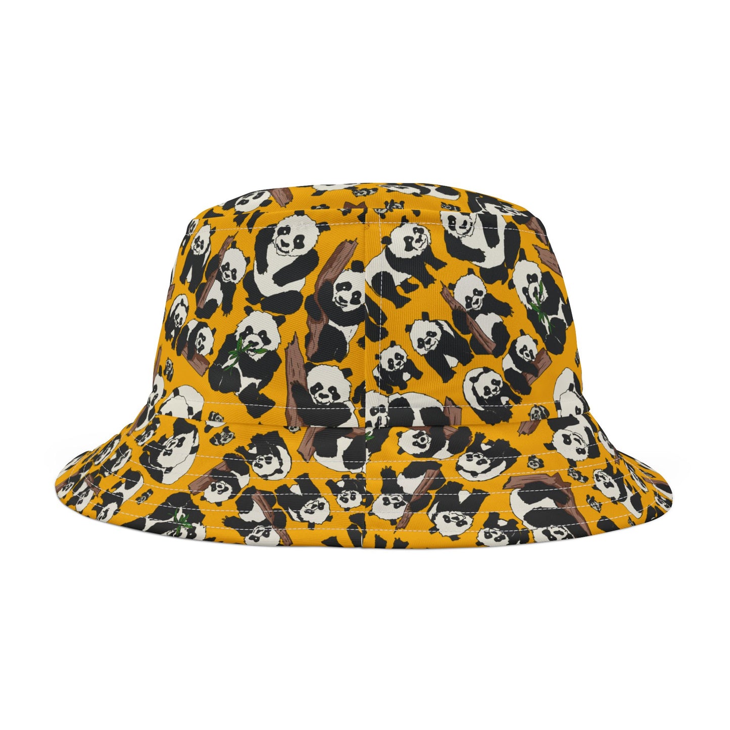 Panda Print Bucket Hat, Cool Summer Accessory, Trendy Gift for Animal Lovers, Perfect for Festivals, Beach, Casual Wear
