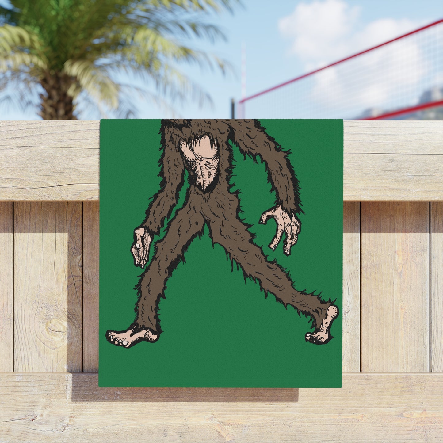 Bigfoot Stroll Beach Towel