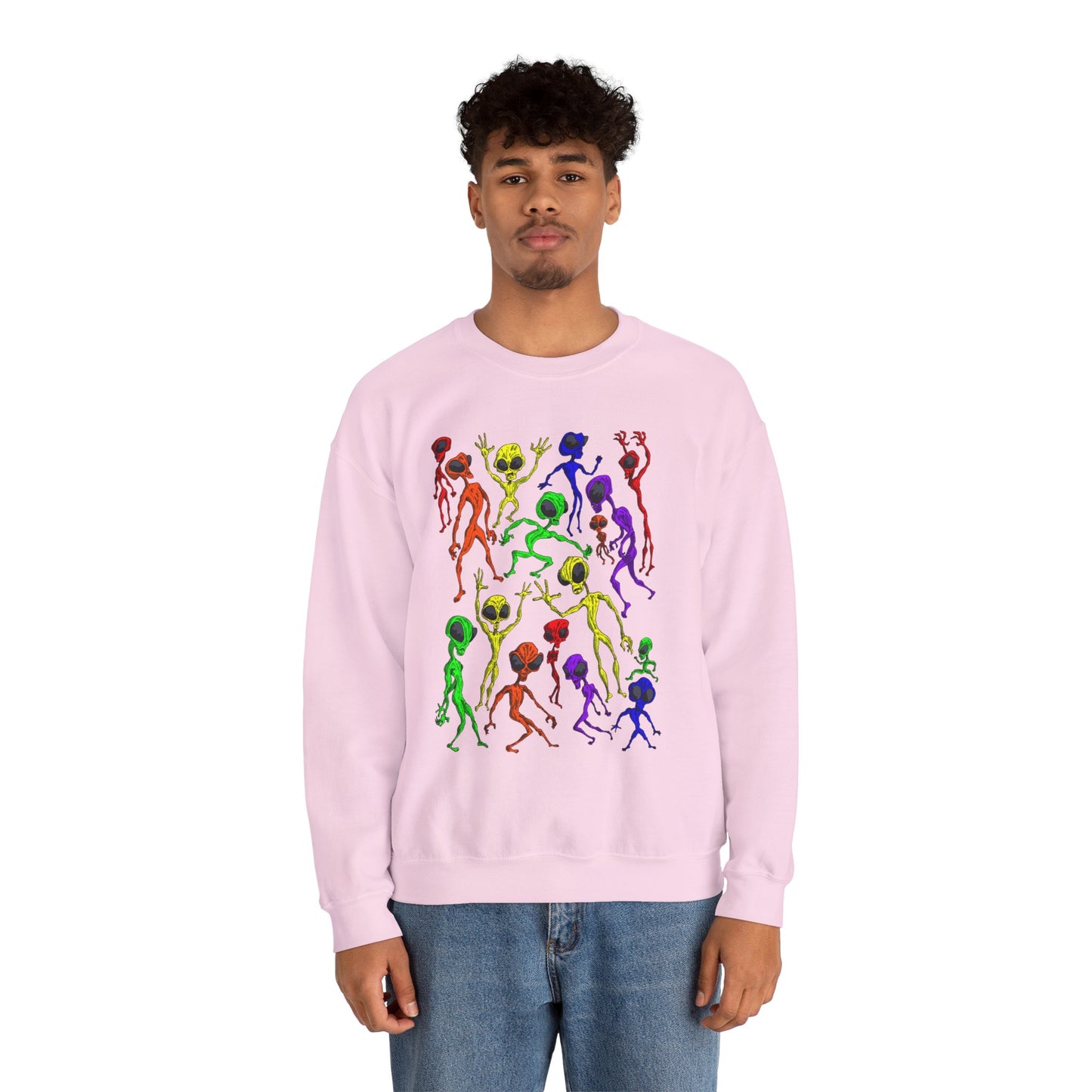 Alien Dance Party Crewneck Sweatshirt