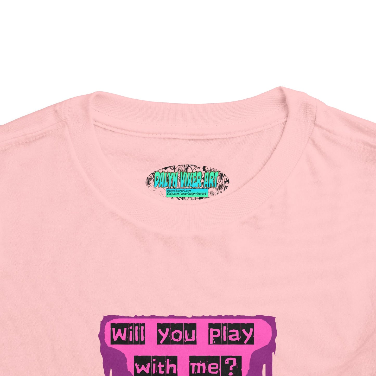 Toddler Tee - Evil Doll - Will You Play With Me