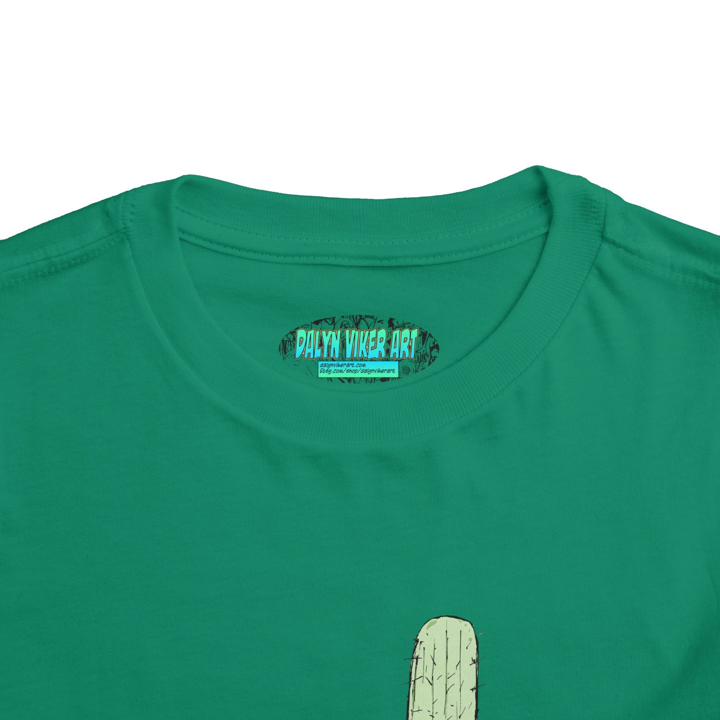 Toddler Tee — Desert Cactus with Guitar Graphic
