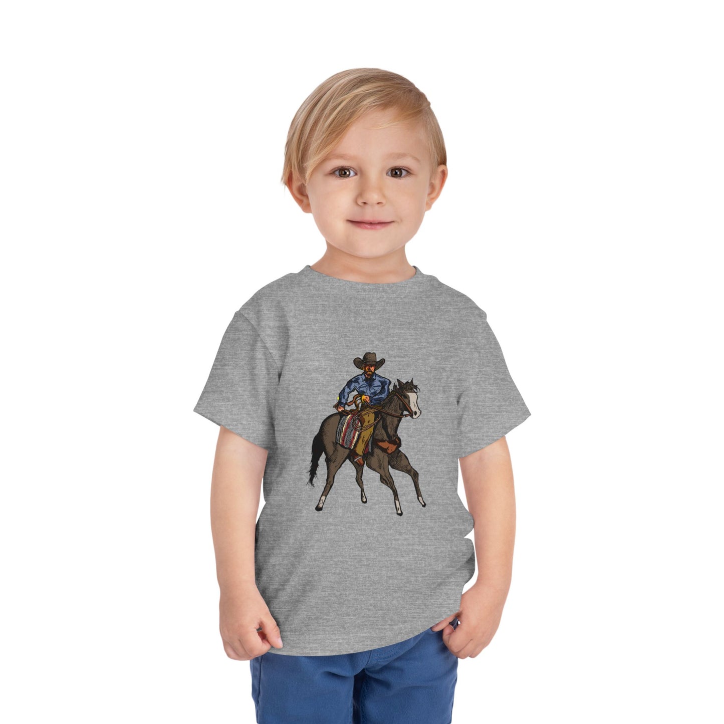 Cowboy on Horse Toddler Tee