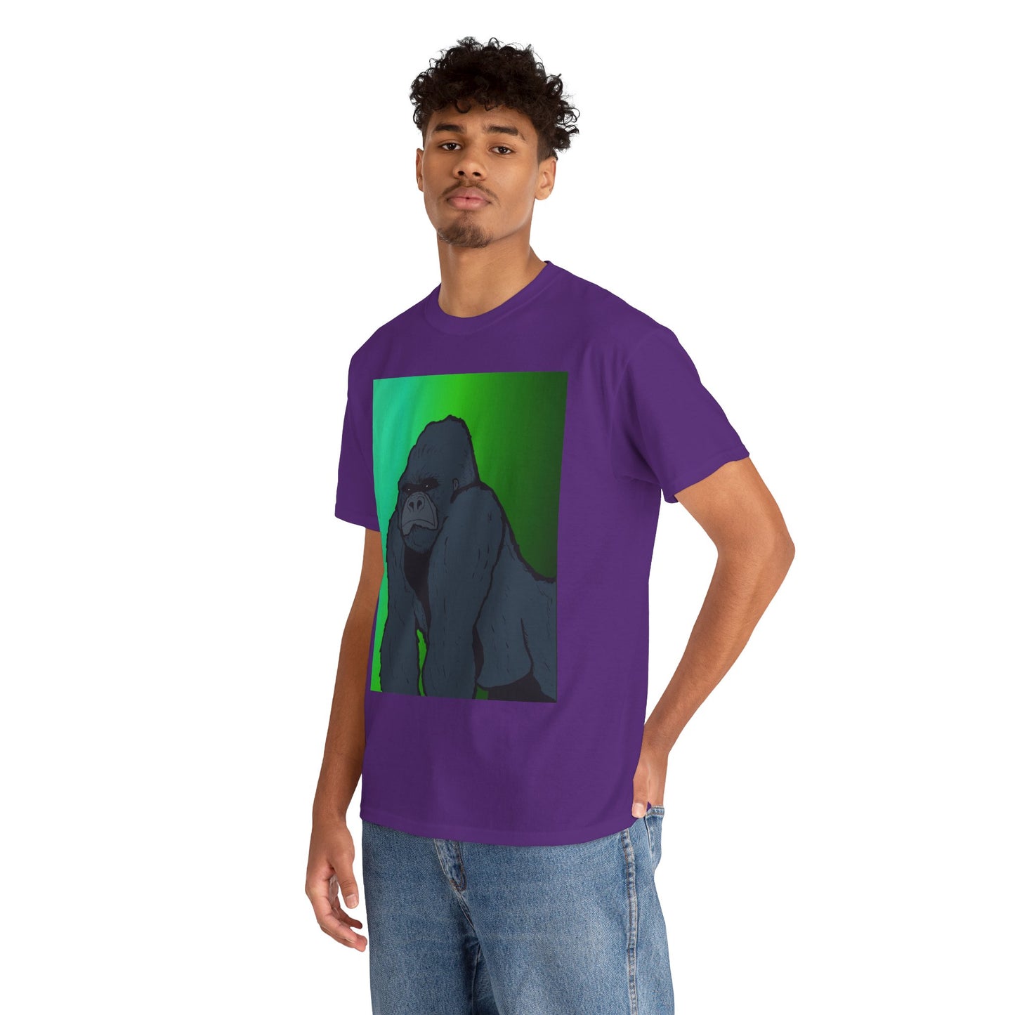 Gorilla Portrait Tee – Graphic Ape Illustration T-Shirt