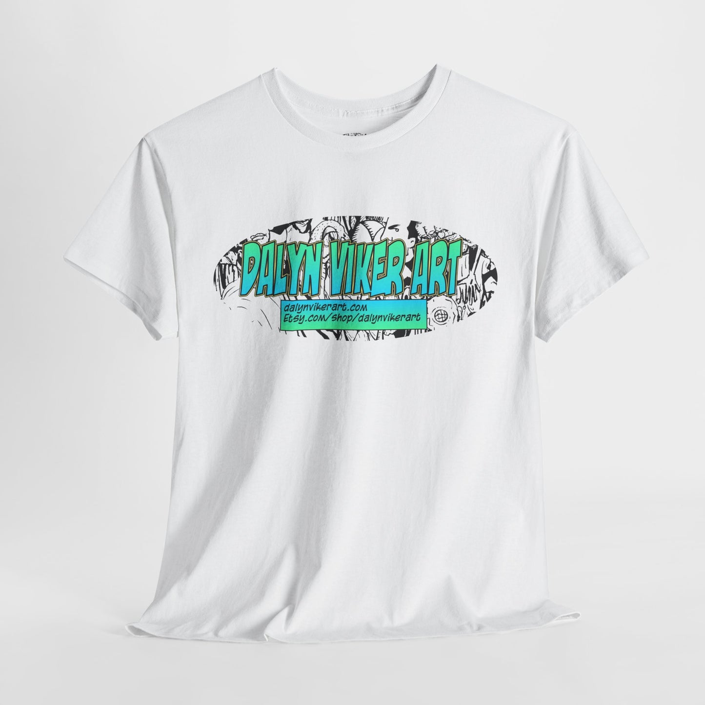 Dalyn Viker Art Logo - Artistic Unisex Tee with Abstract Design, Cool Graphic Shirt for Art Lovers, Perfect Gift for Creatives, Casual Wear, Summer Essential