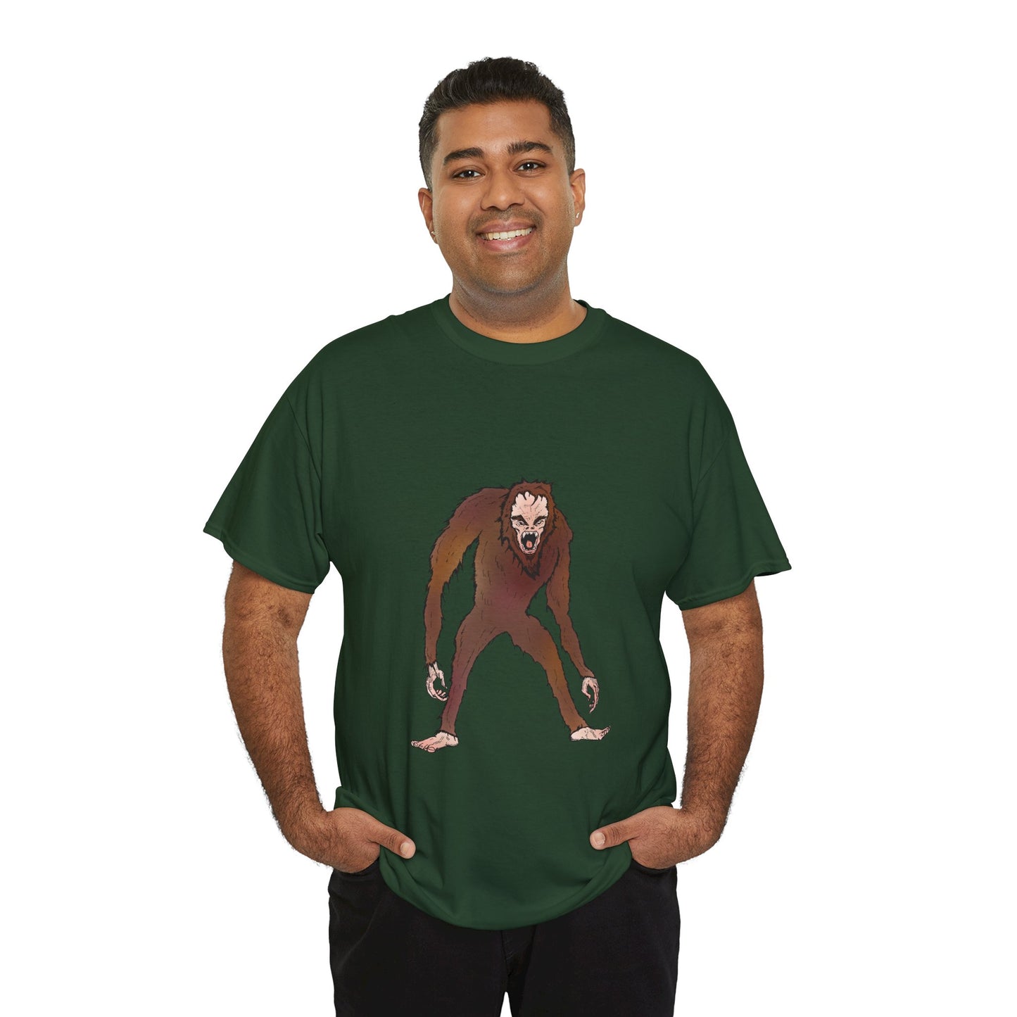 Bigfoot Sketch T‑Shirt — Retro Sasquatch Graphic Tee