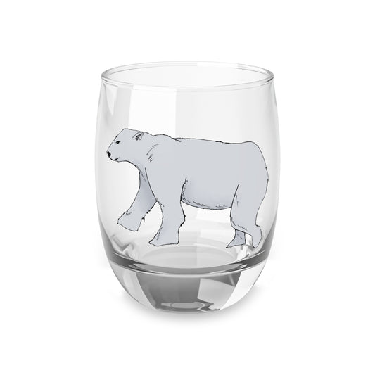 Polar Bear Whiskey Glass - Unique Barware for Spirit Lovers, Gift for Him, Ice Cream Cup, Animal Design, Home Decor