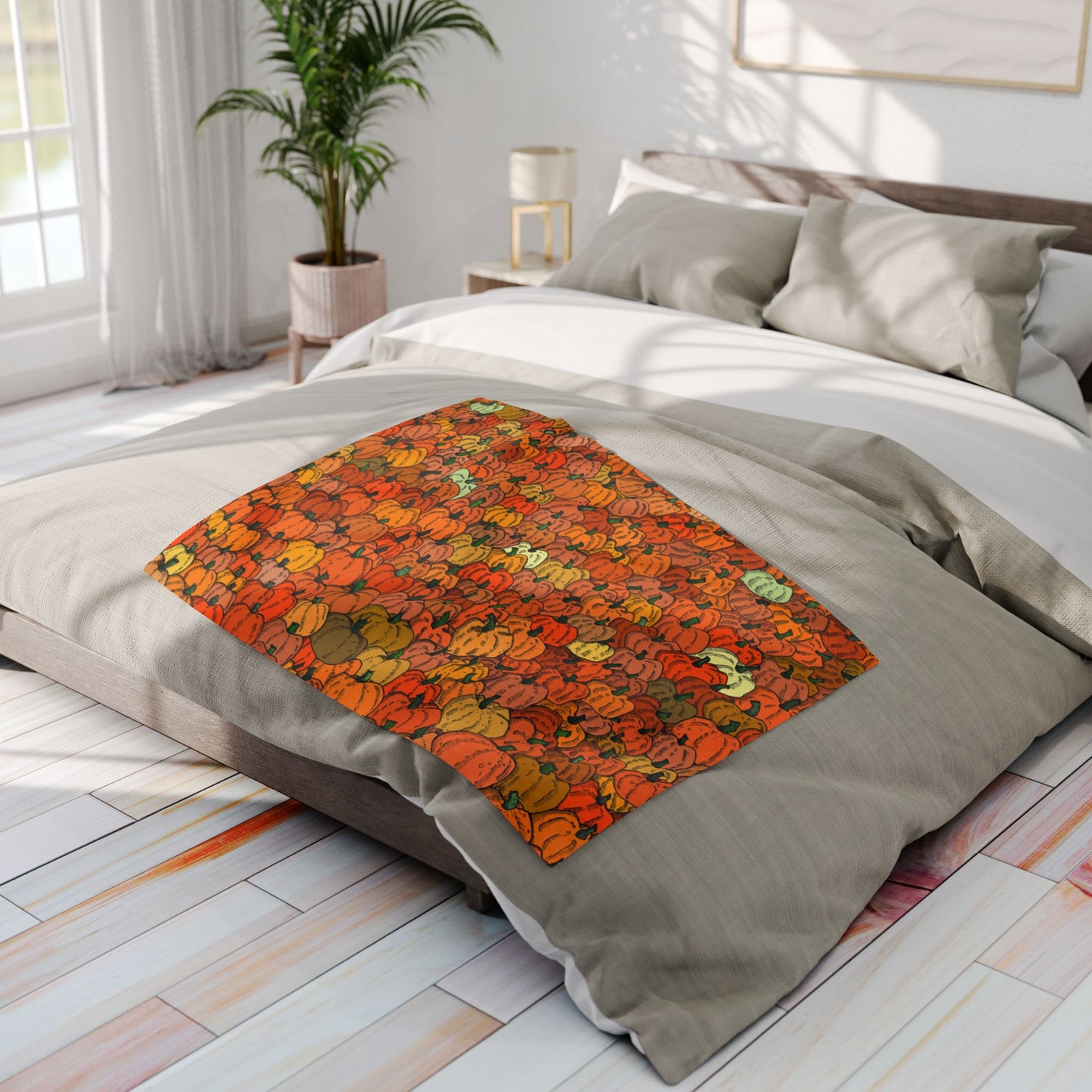 Pumpkin Spice Arctic Fleece Blanket