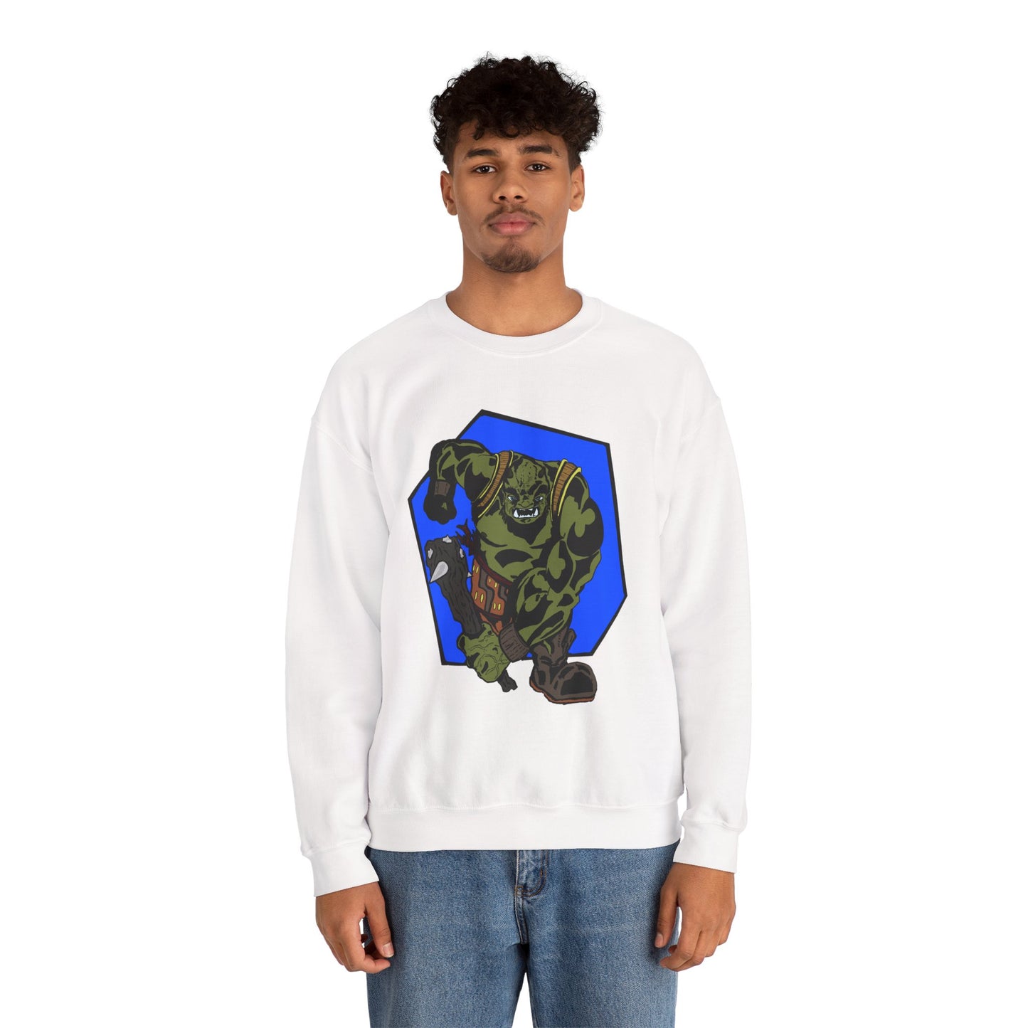 Rampaging Ogre Crewneck Sweatshirt for Marvel Fans