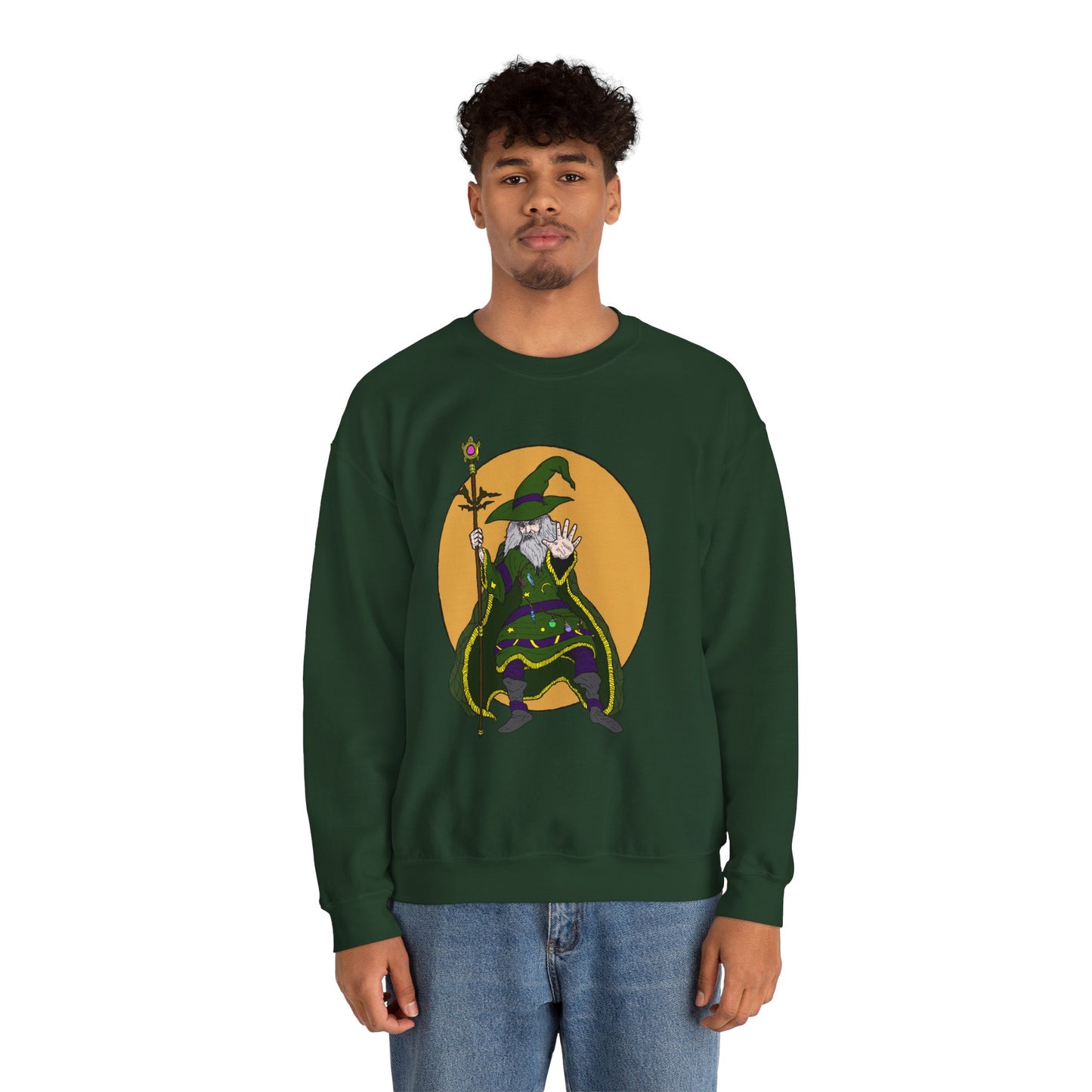 Wizard-Themed Unisex Crewneck Sweatshirt