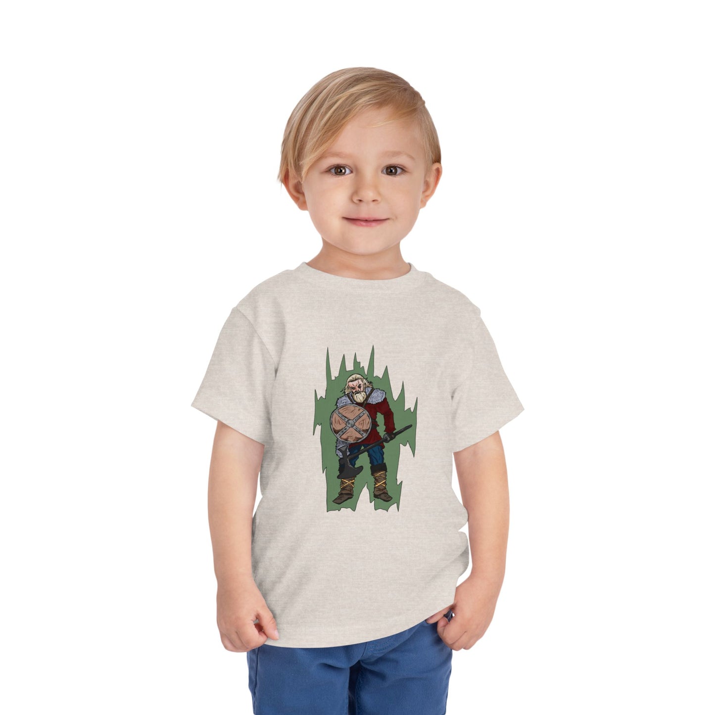 Toddler Tee — Viking Warrior Graphic Shirt