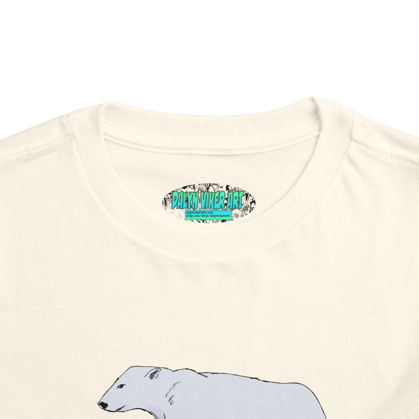 Polar Bear Toddler Tee — Cute Arctic Animal Shirt for Kids