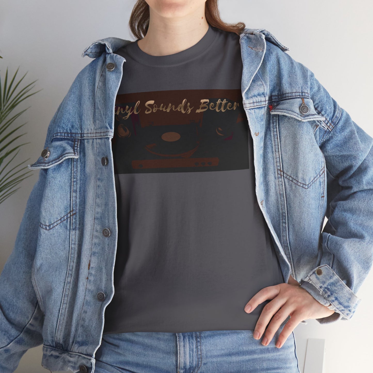Vinyl Sounds Better T-Shirt — Retro Record Player Tee for Music Lovers