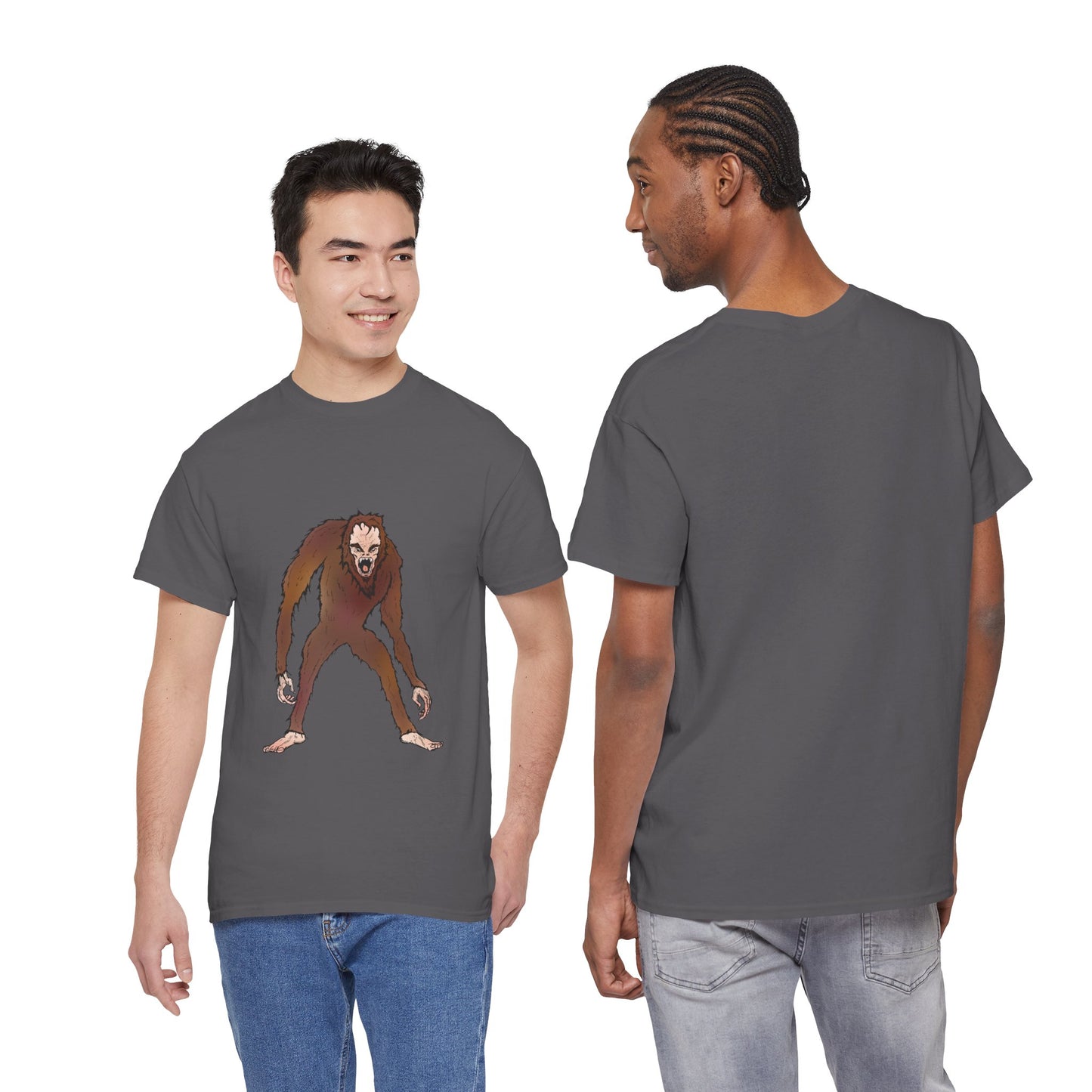 Bigfoot Sketch T‑Shirt — Retro Sasquatch Graphic Tee