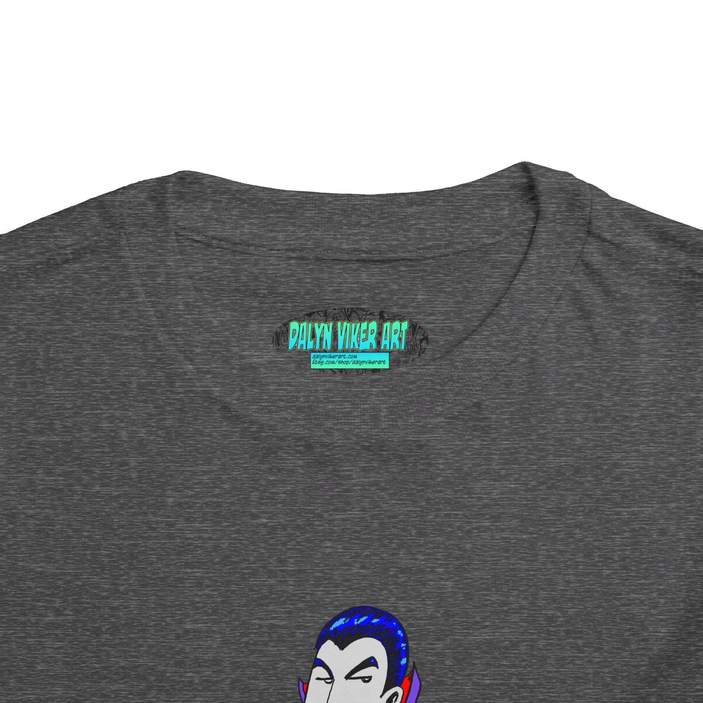 Toddler Tee — Cute Cartoon Vampire Graphic Shirt for Kids