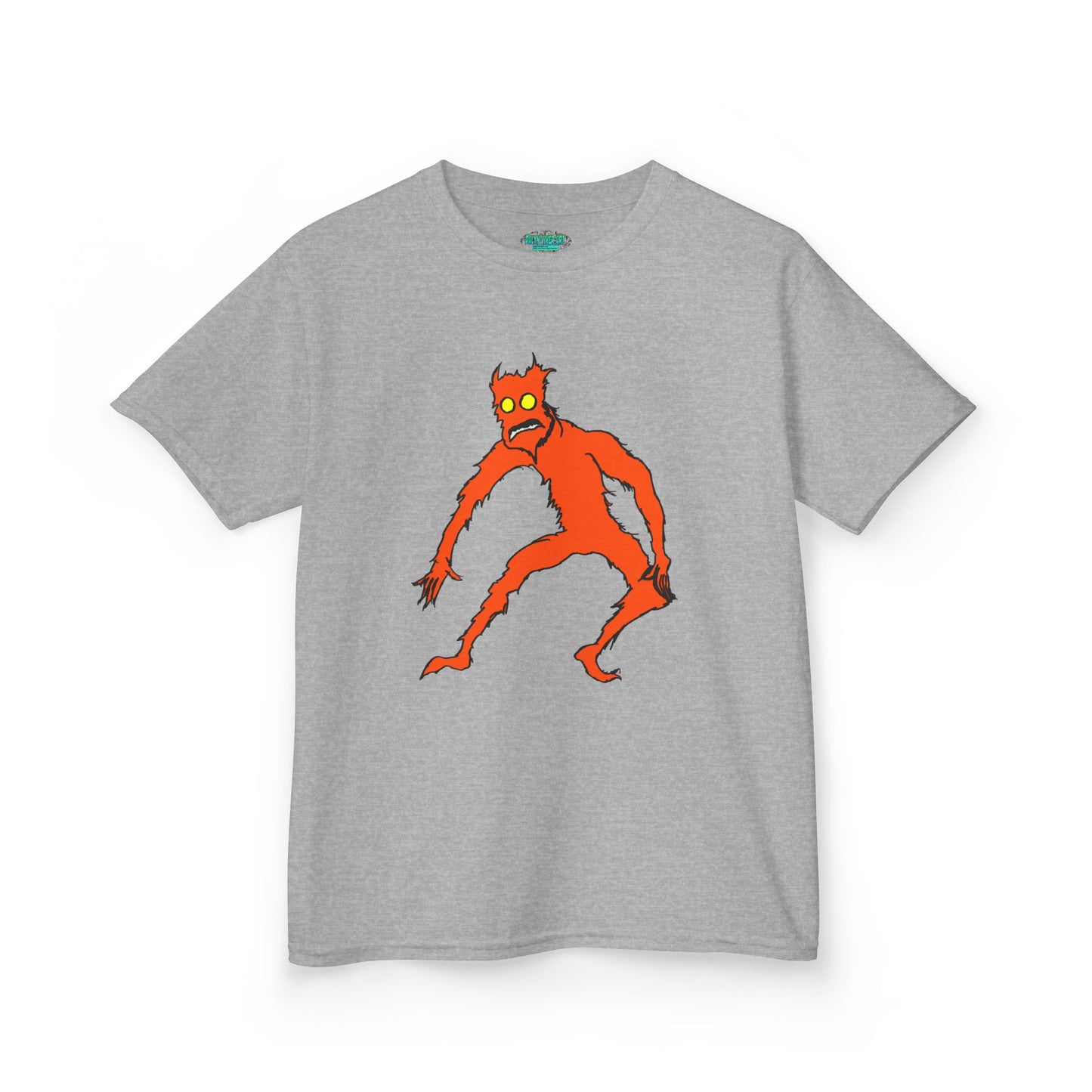 Kids Fire Monster Tee - Fun and Spooky Cotton T-Shirt for Kids