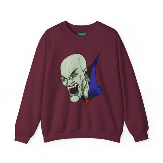 Vampire Graphic Sweatshirt for Halloween
