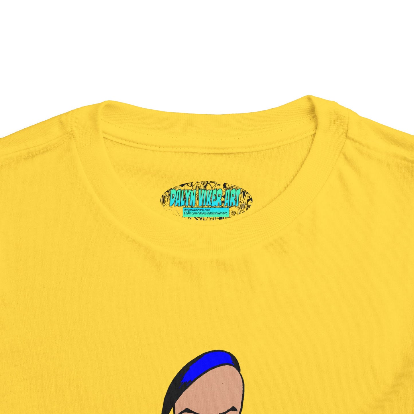 Smug Grumpy Kid Cartoon Toddler Tee
