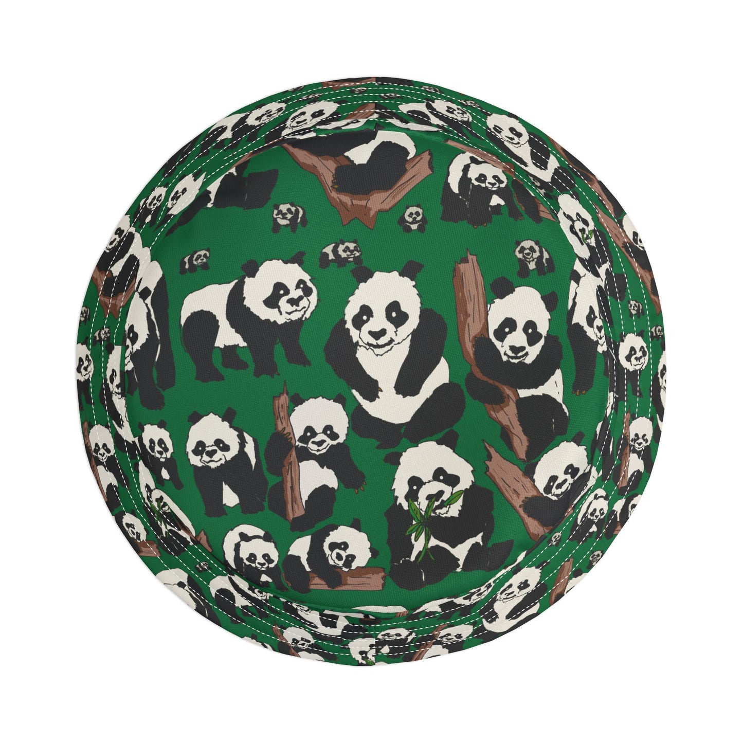 Panda Print Bucket Hat for Nature Lovers, Trendy Summer Accessory, Perfect for Beach Days, Festivals, and Outdoor Adventures