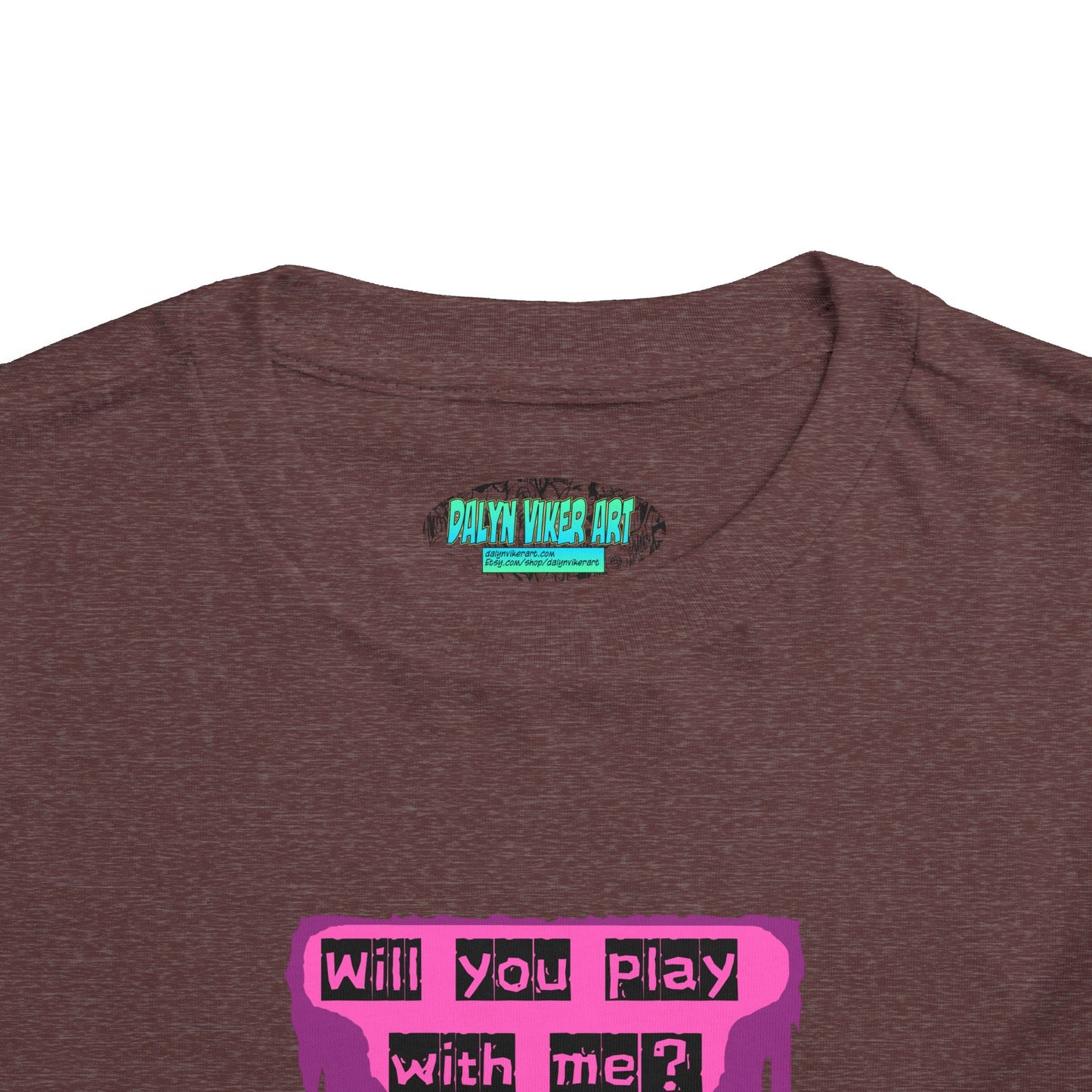 Toddler Tee - Evil Doll - Will You Play With Me