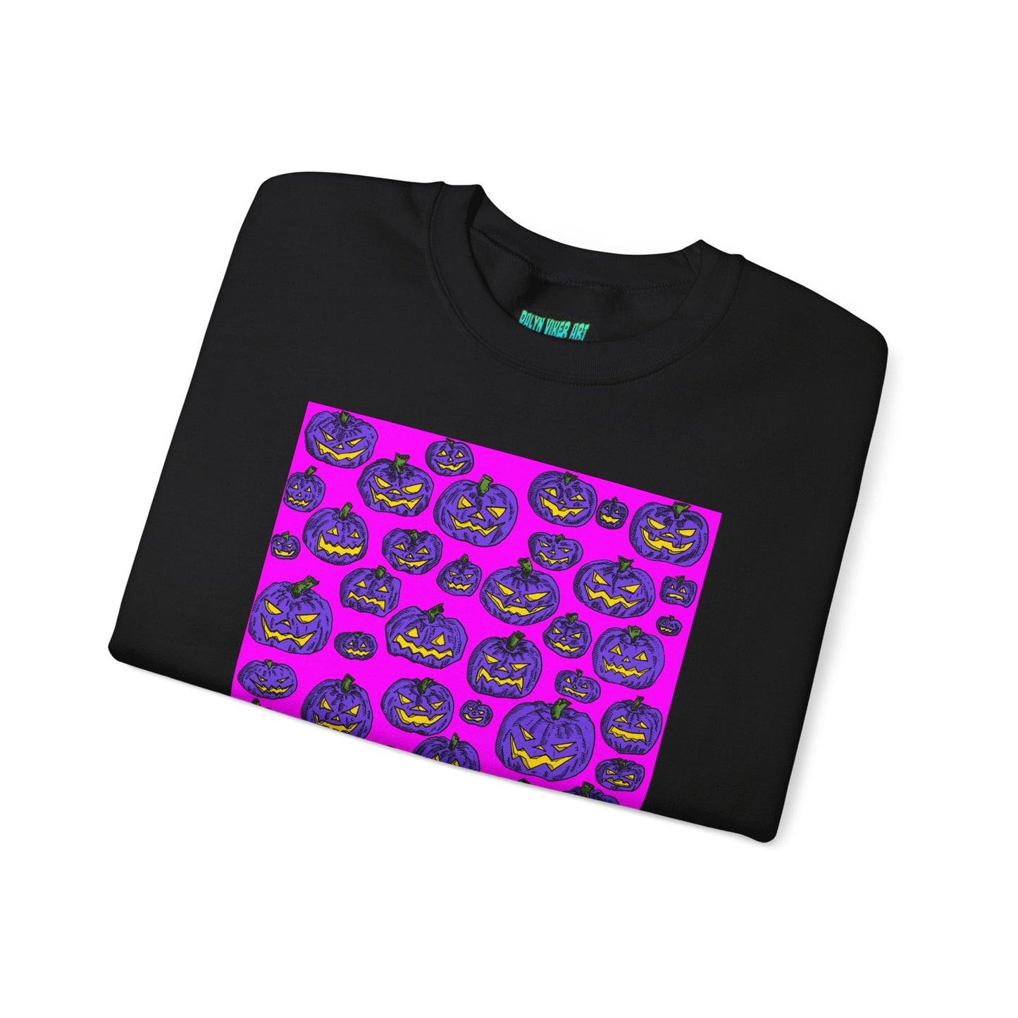 Halloween Pumpkin Crewneck Sweatshirt