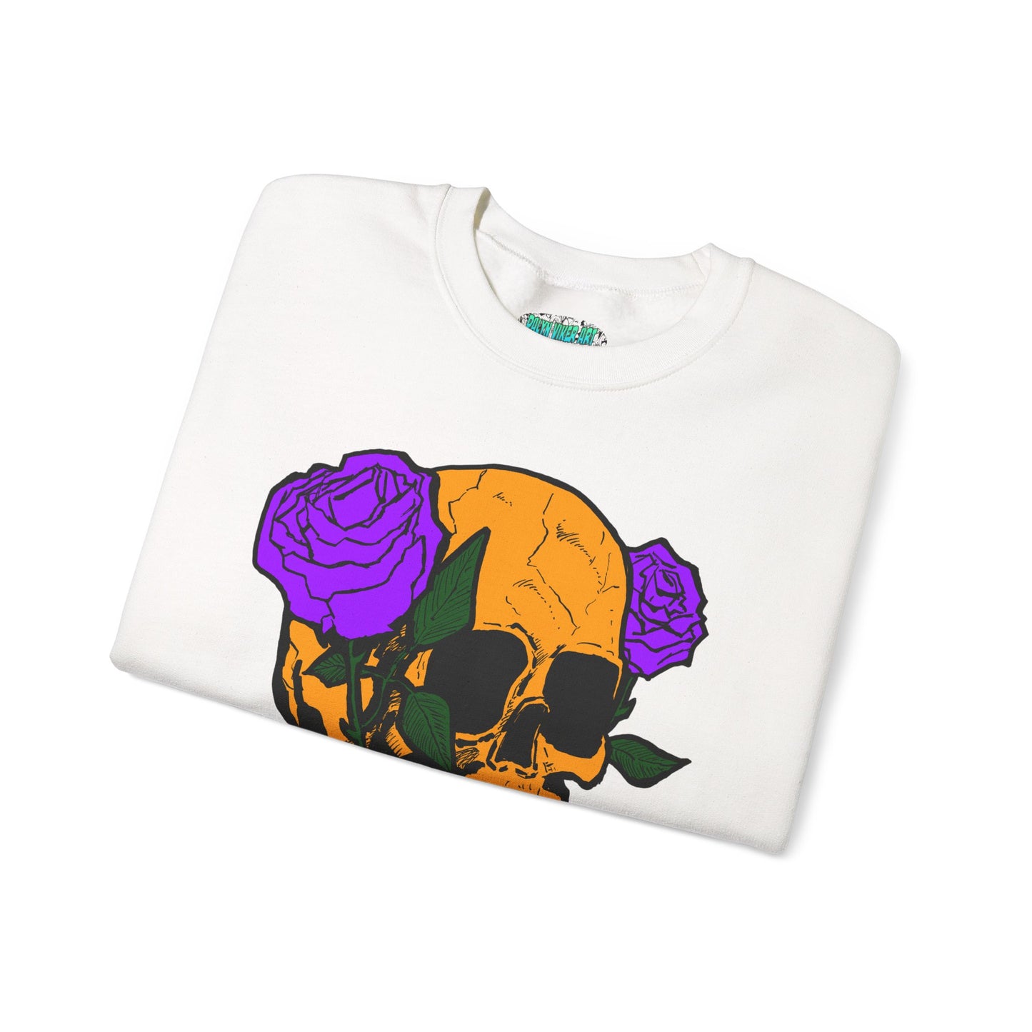 Skull & Roses Sweatshirt - Unisex Heavy Blend™ Crewneck