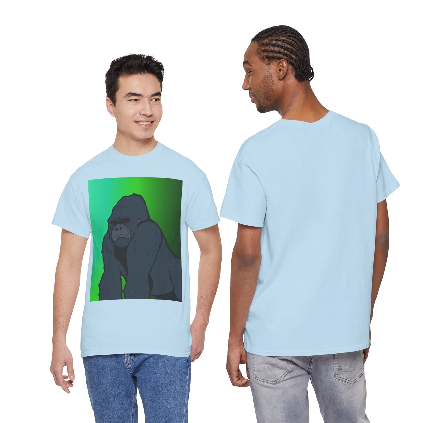 Gorilla Portrait Tee – Graphic Ape Illustration T-Shirt